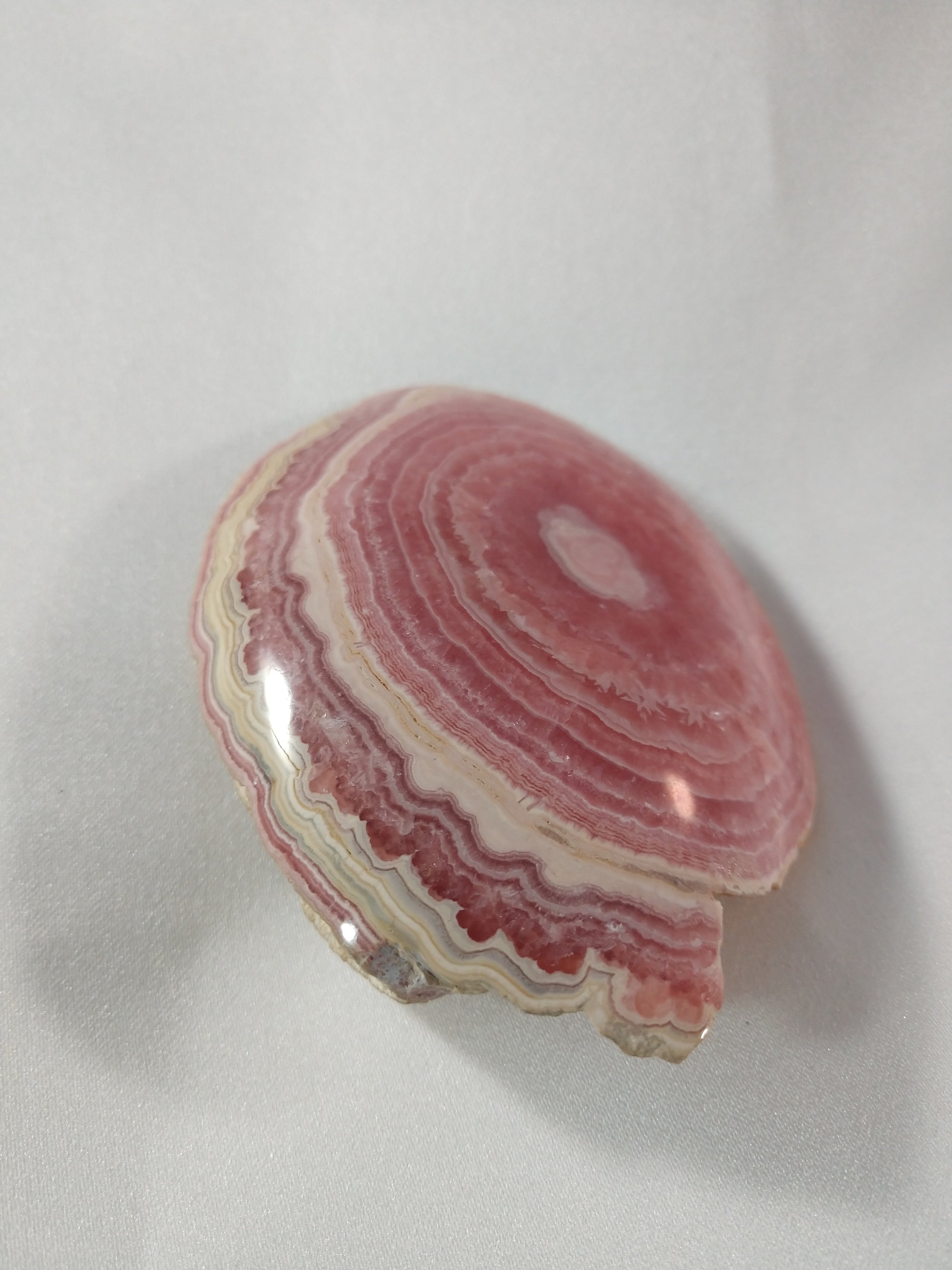 Rhodochrosite Stalactite Slice