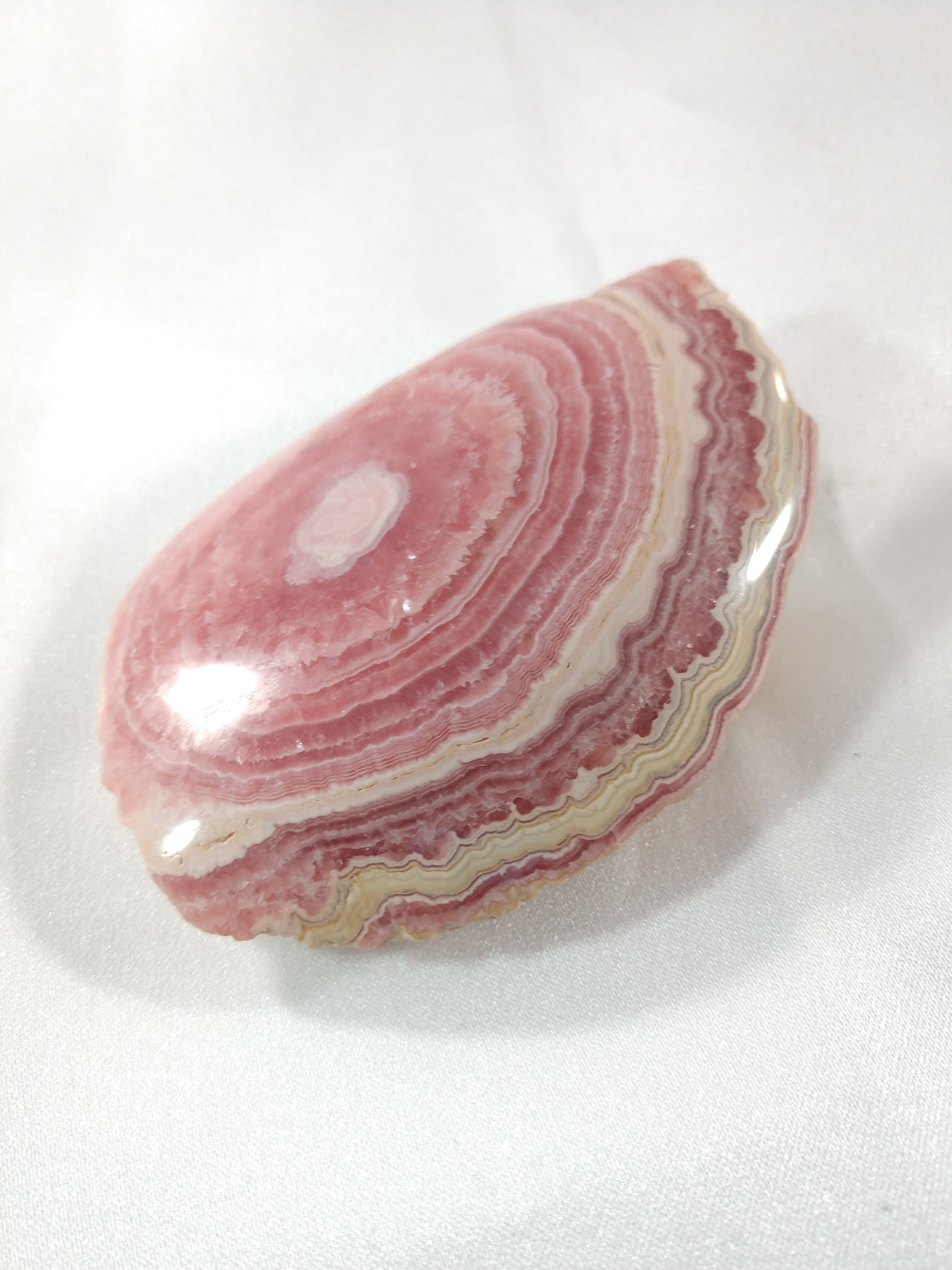 Rhodochrosite Stalactite Slice