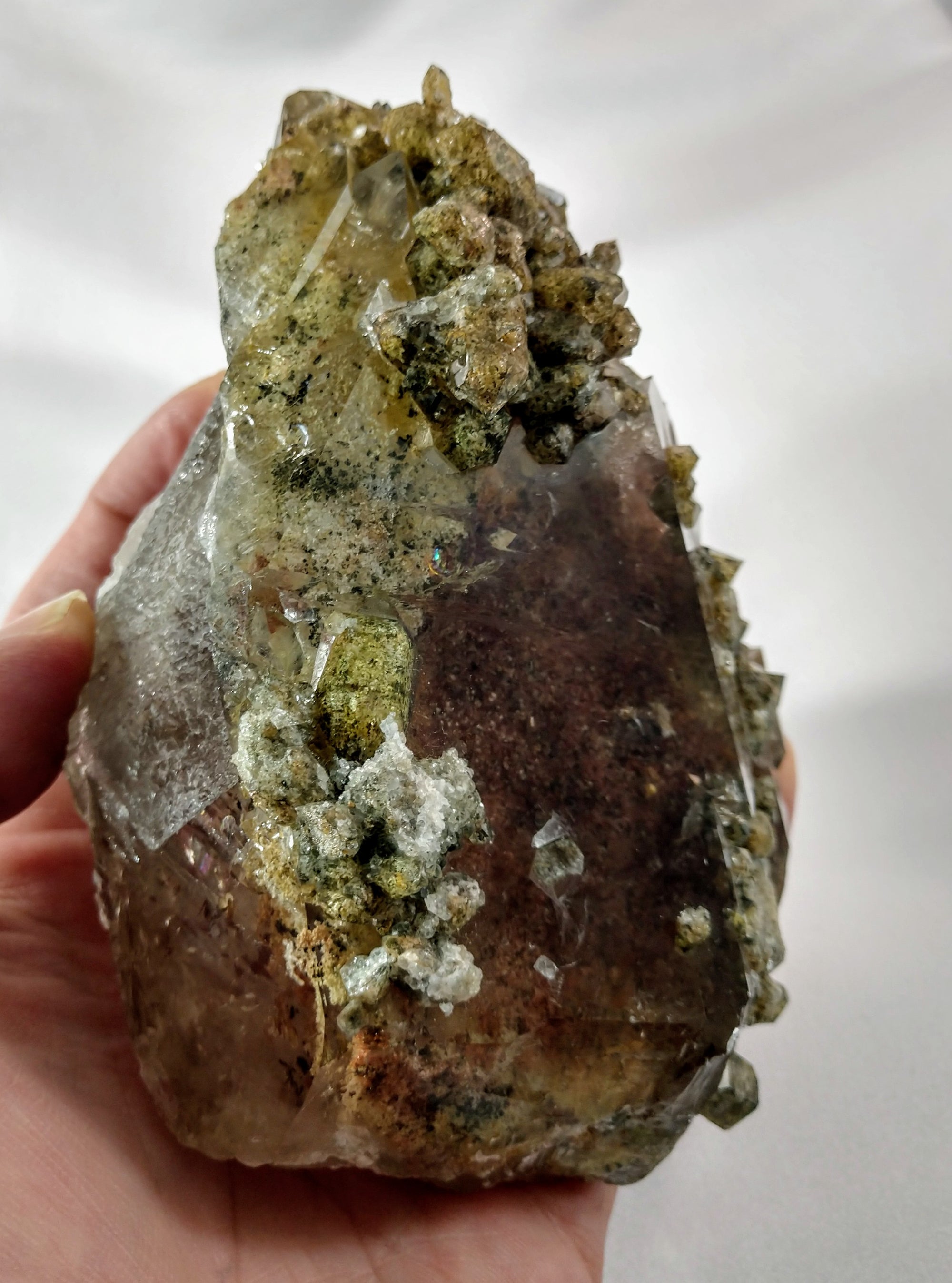 Lodolite (Quartz w/ Chlorite), Brasil
