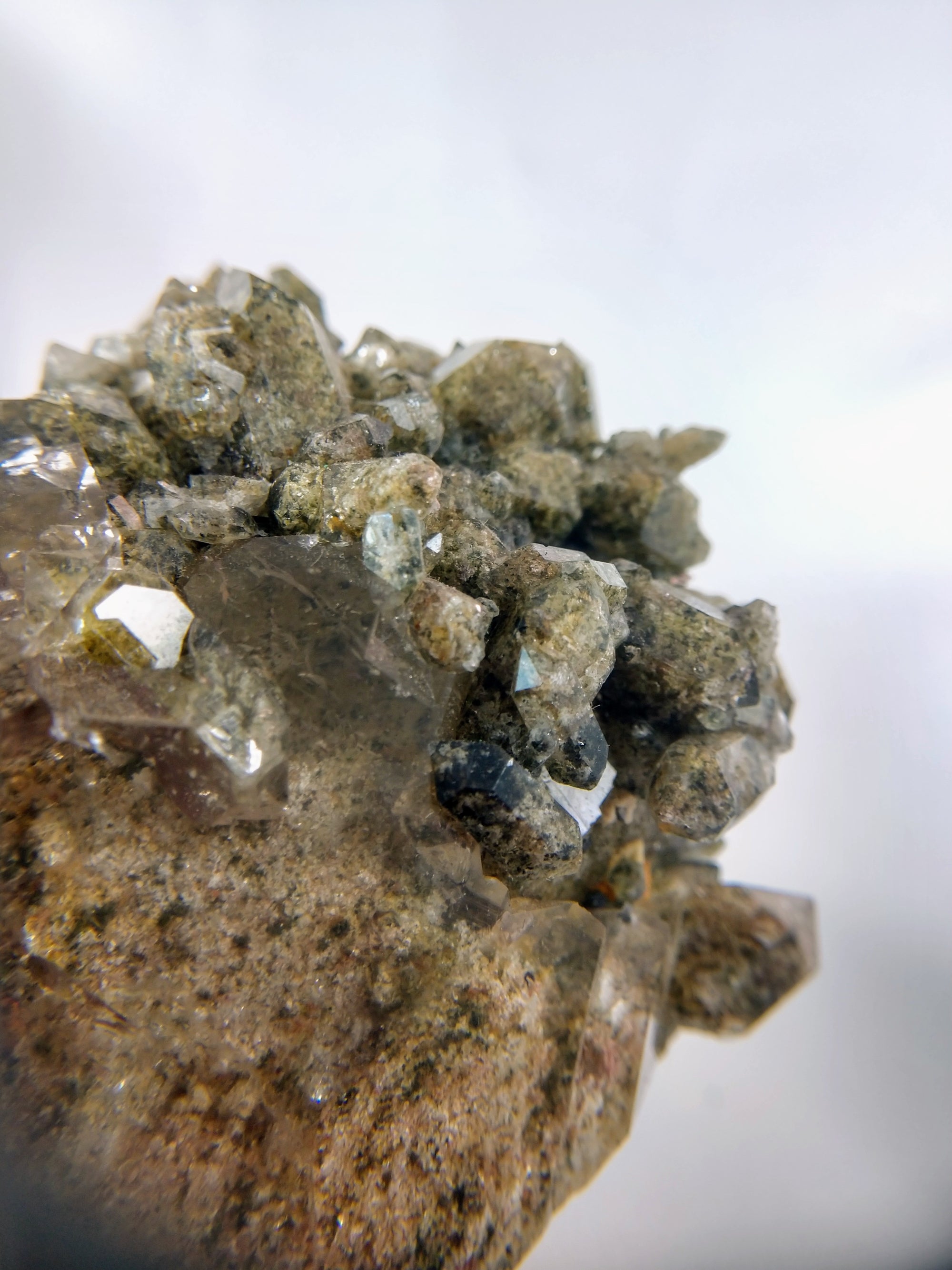 Lodolite (Quartz w/ Chlorite), Brasil