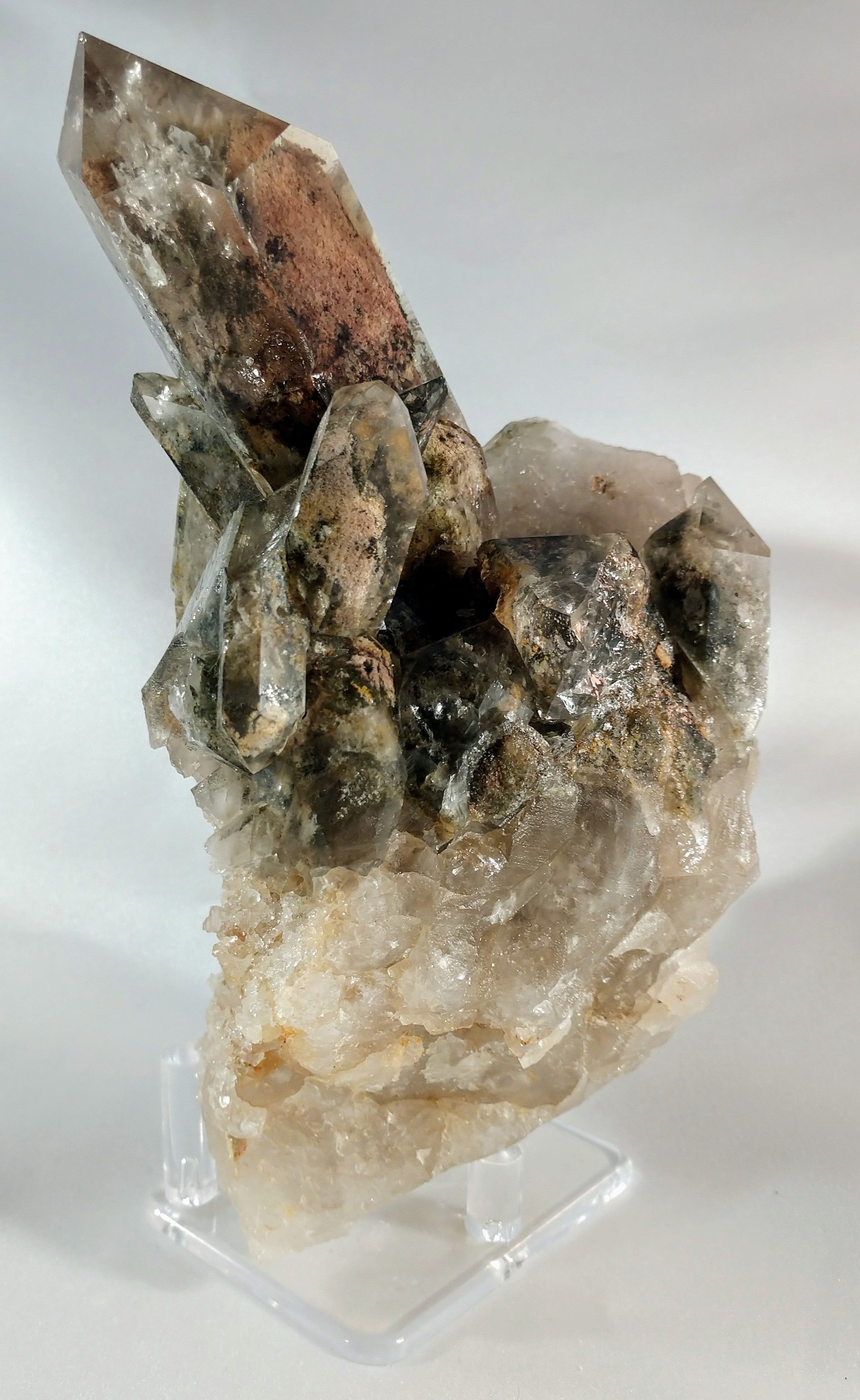 Lodolite (Quartz w/ Chlorite), Brasil