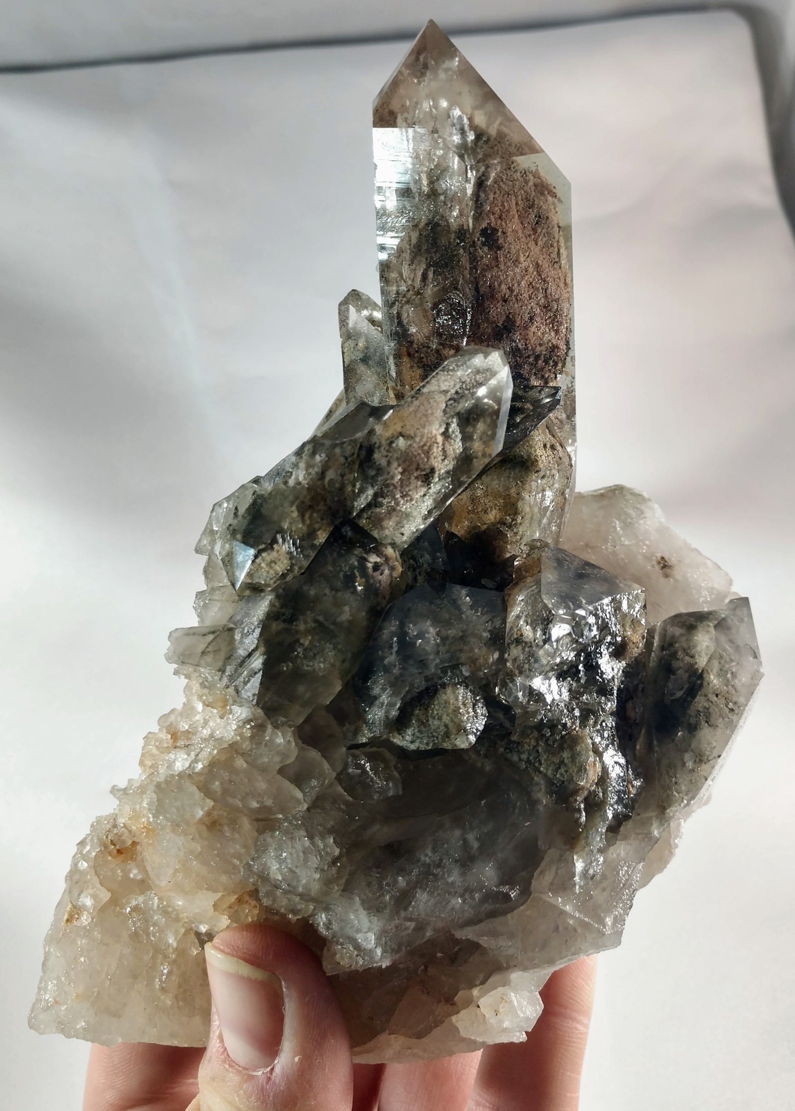 Lodolite (Quartz w/ Chlorite), Brasil