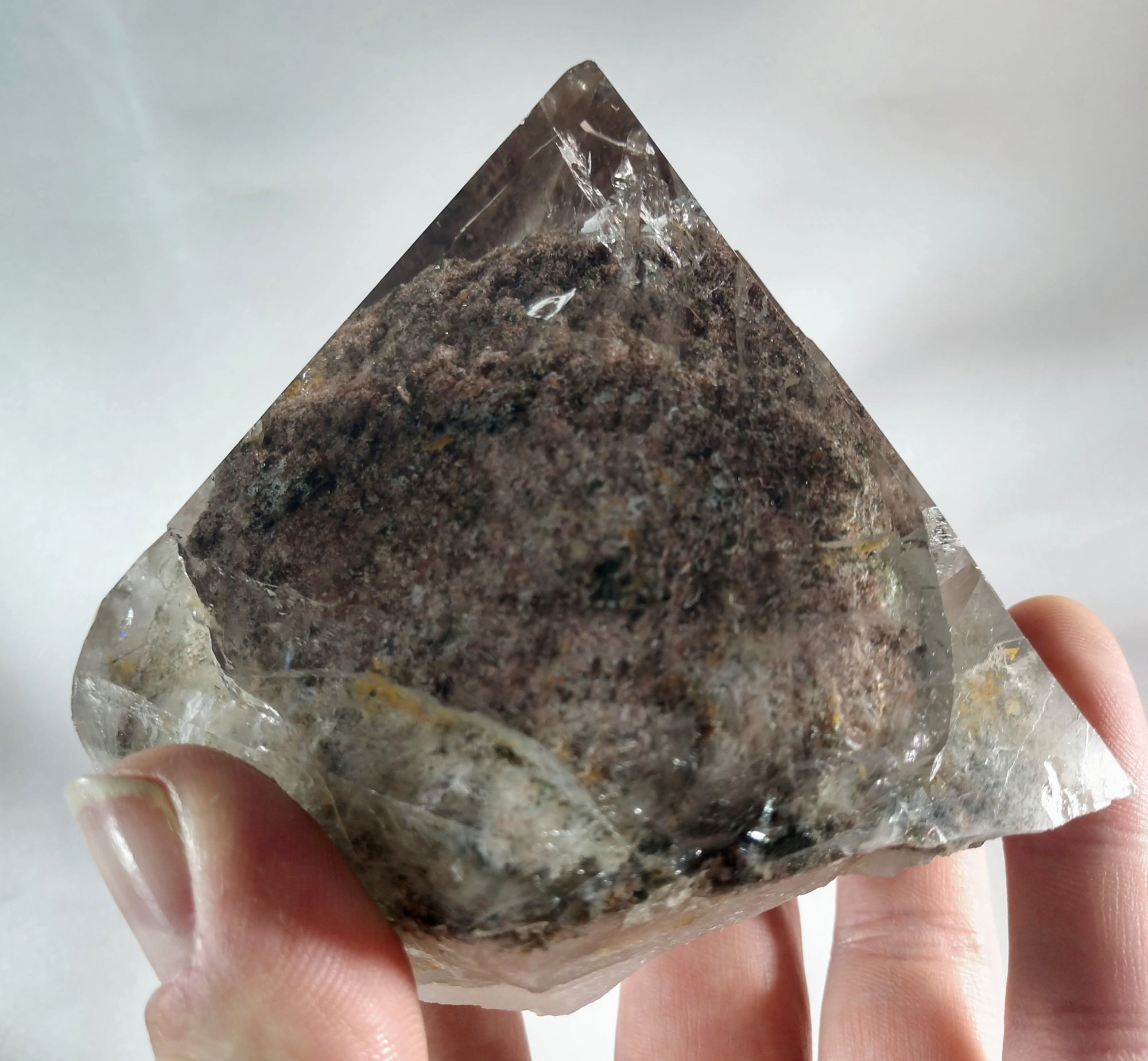 Lodolite (Quartz w/ Chlorite), Brasil