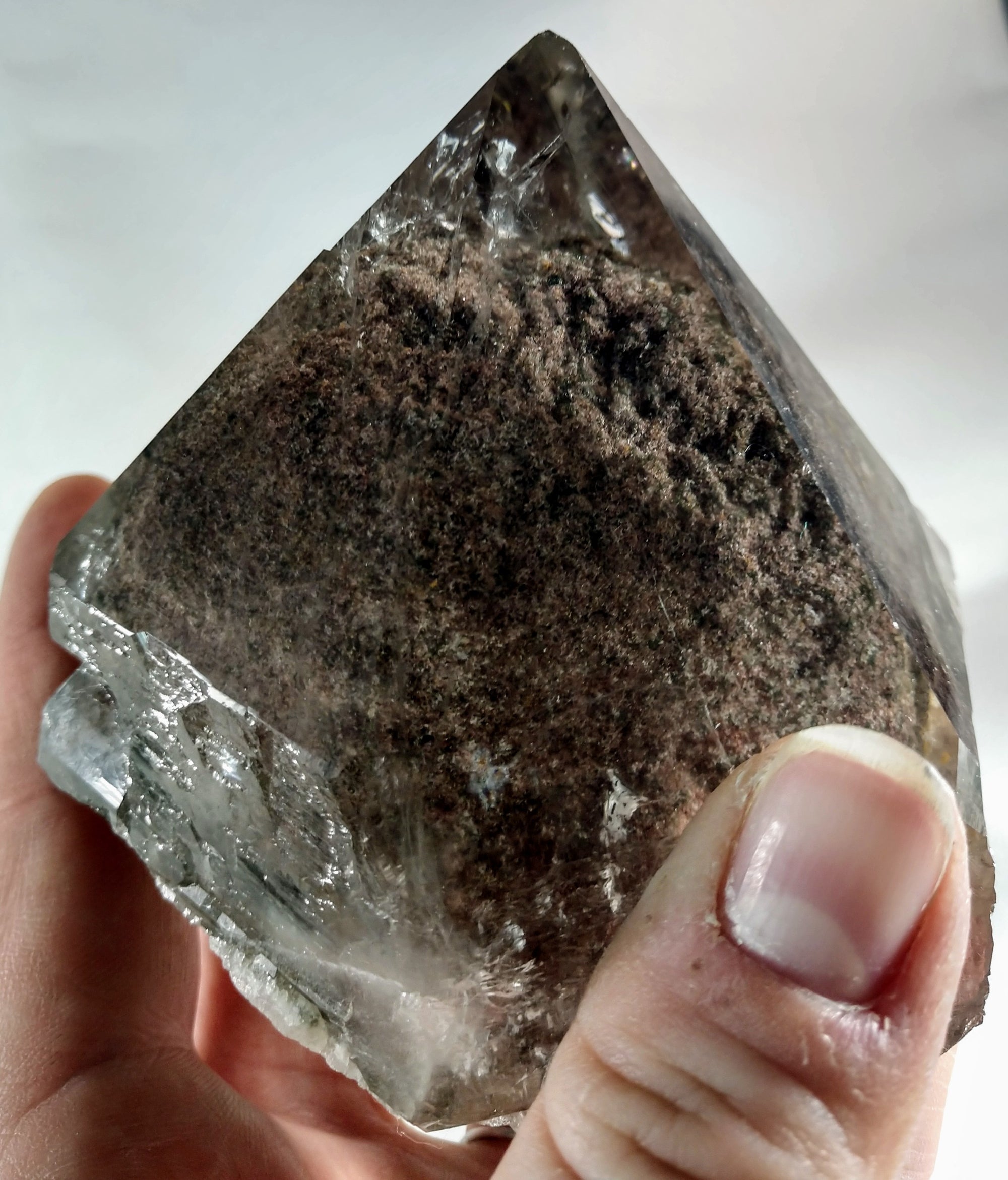 Lodolite (Quartz w/ Chlorite), Brasil