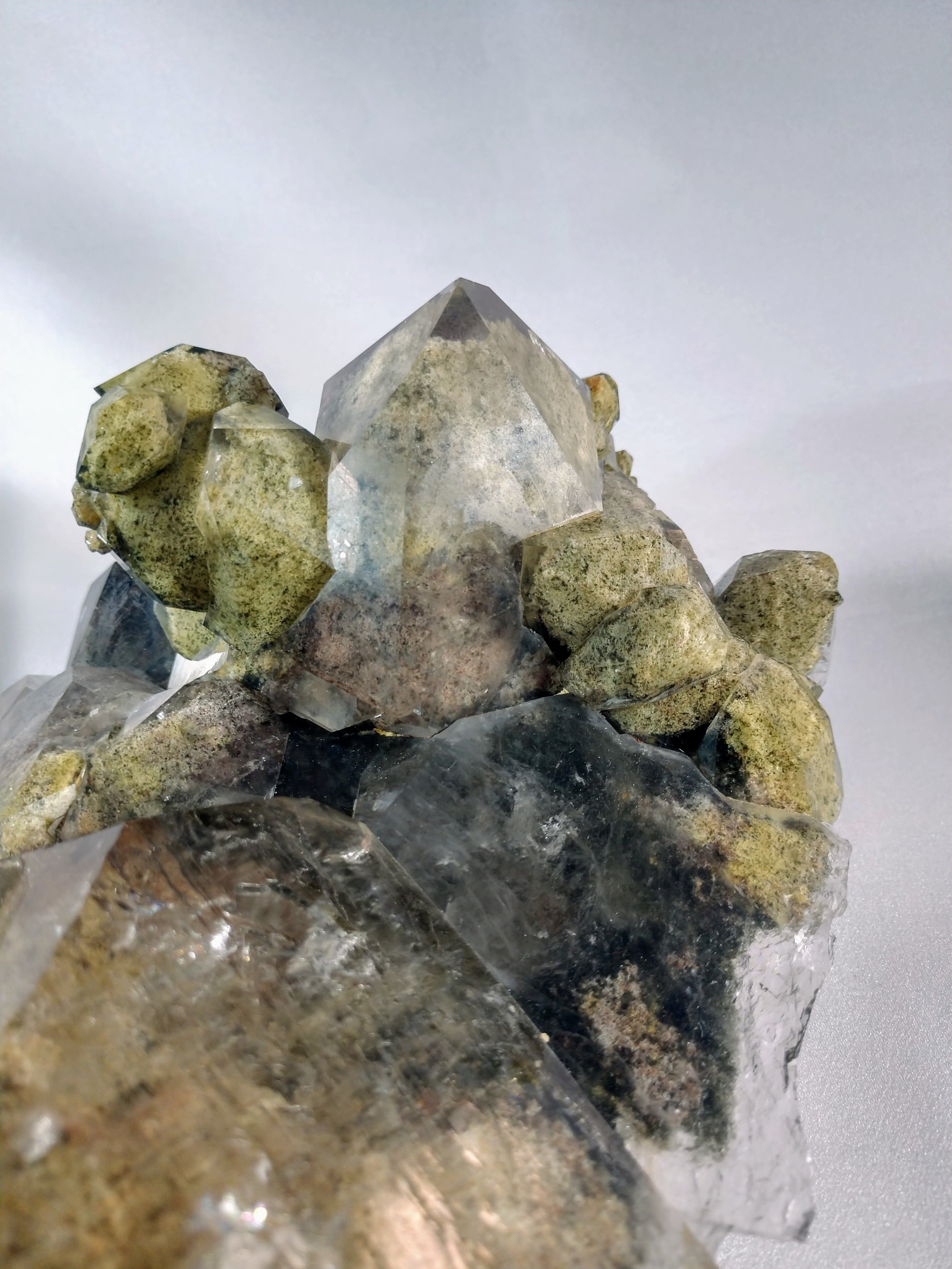 Lodolite (Quartz w/ Chlorite), Brasil