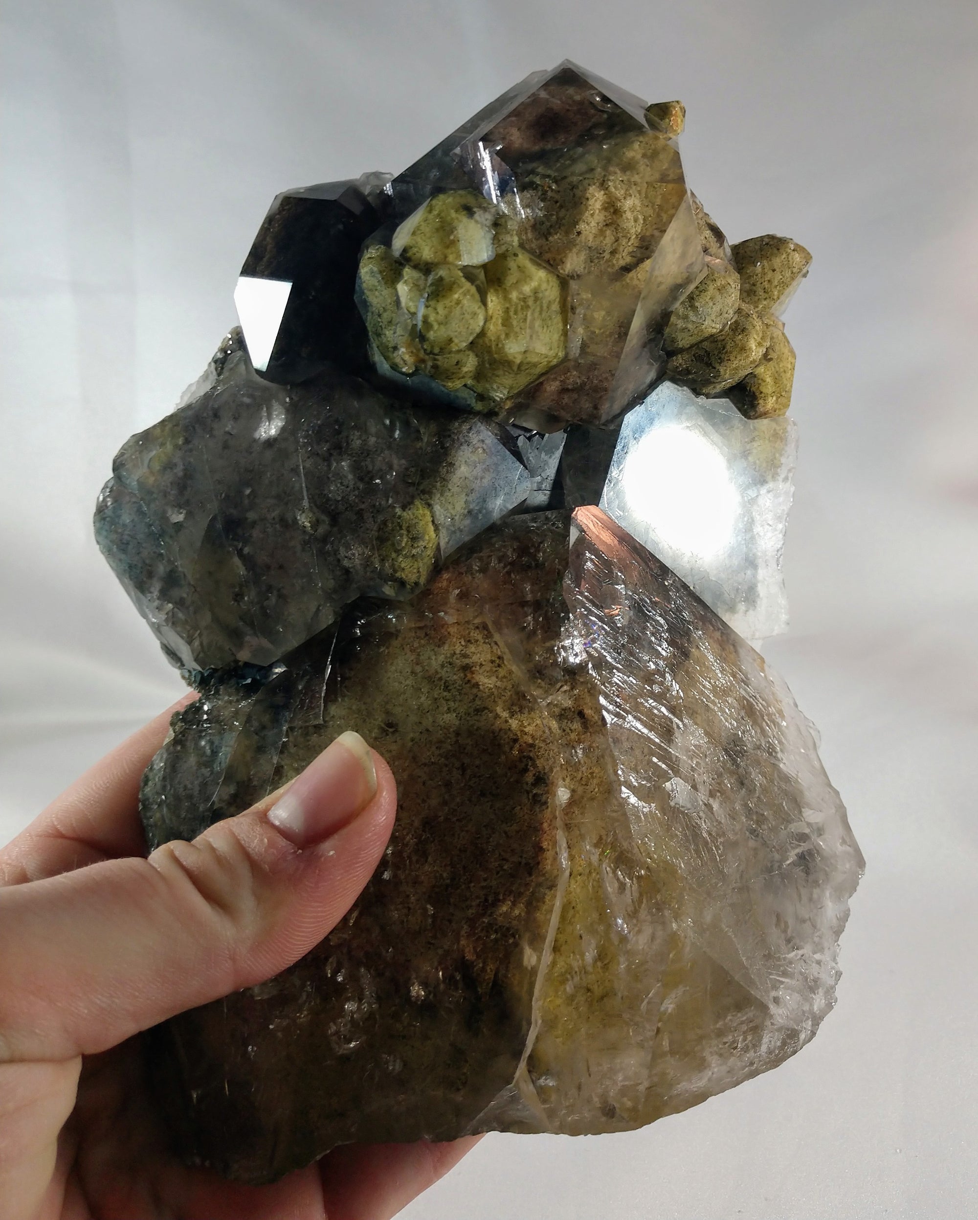 Lodolite (Quartz w/ Chlorite), Brasil