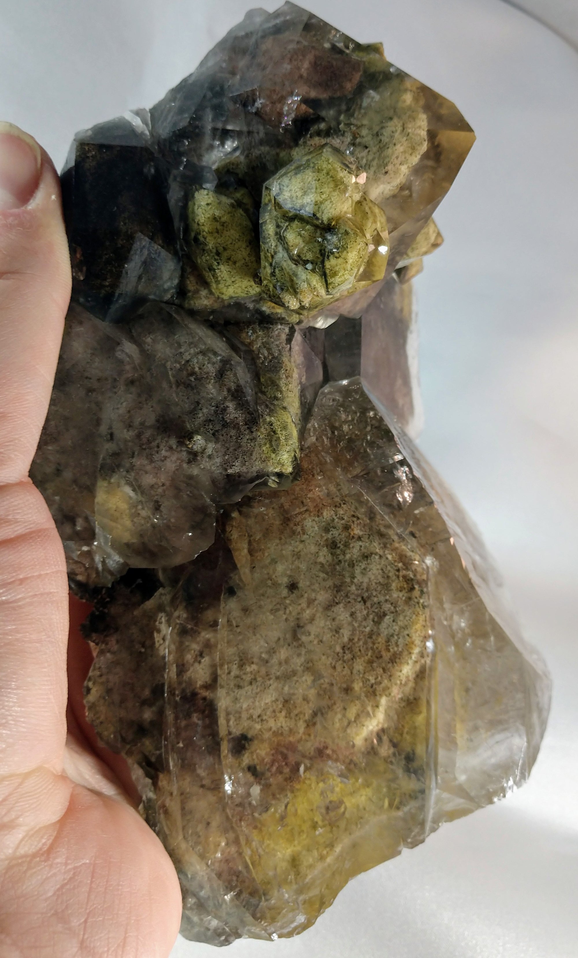 Lodolite (Quartz w/ Chlorite), Brasil