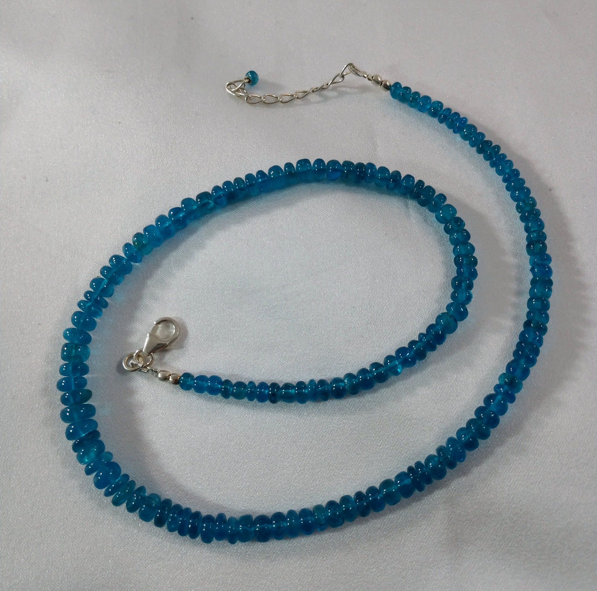 Faceted Apatite Beaded Necklace