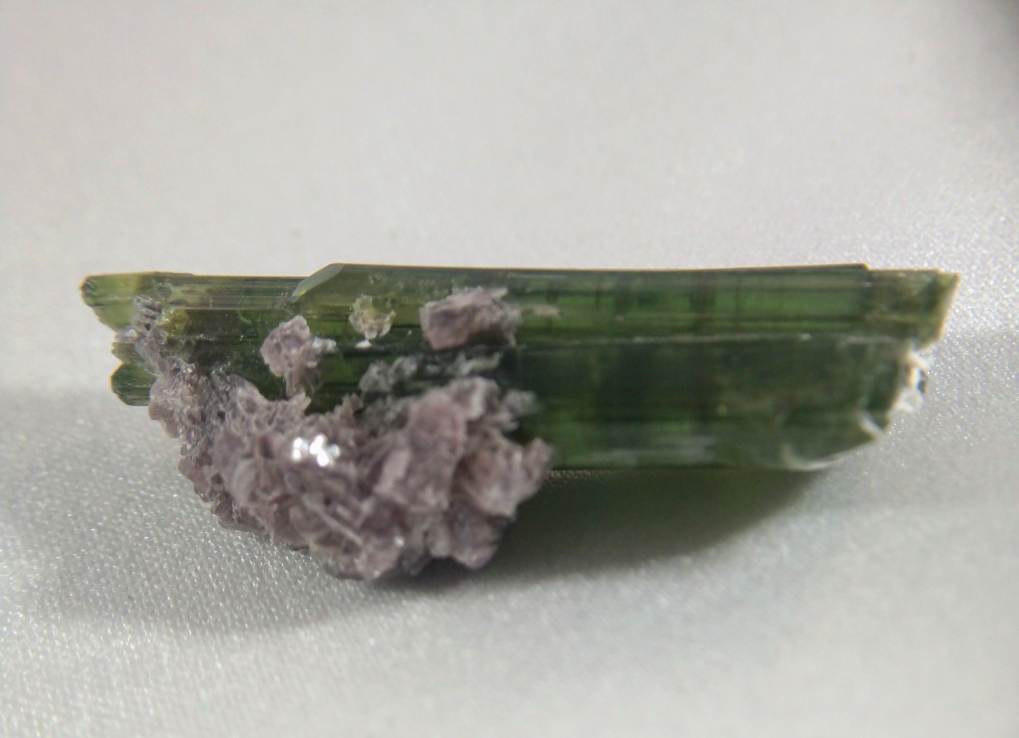 Verdelite Tourmaline with Lepidolite