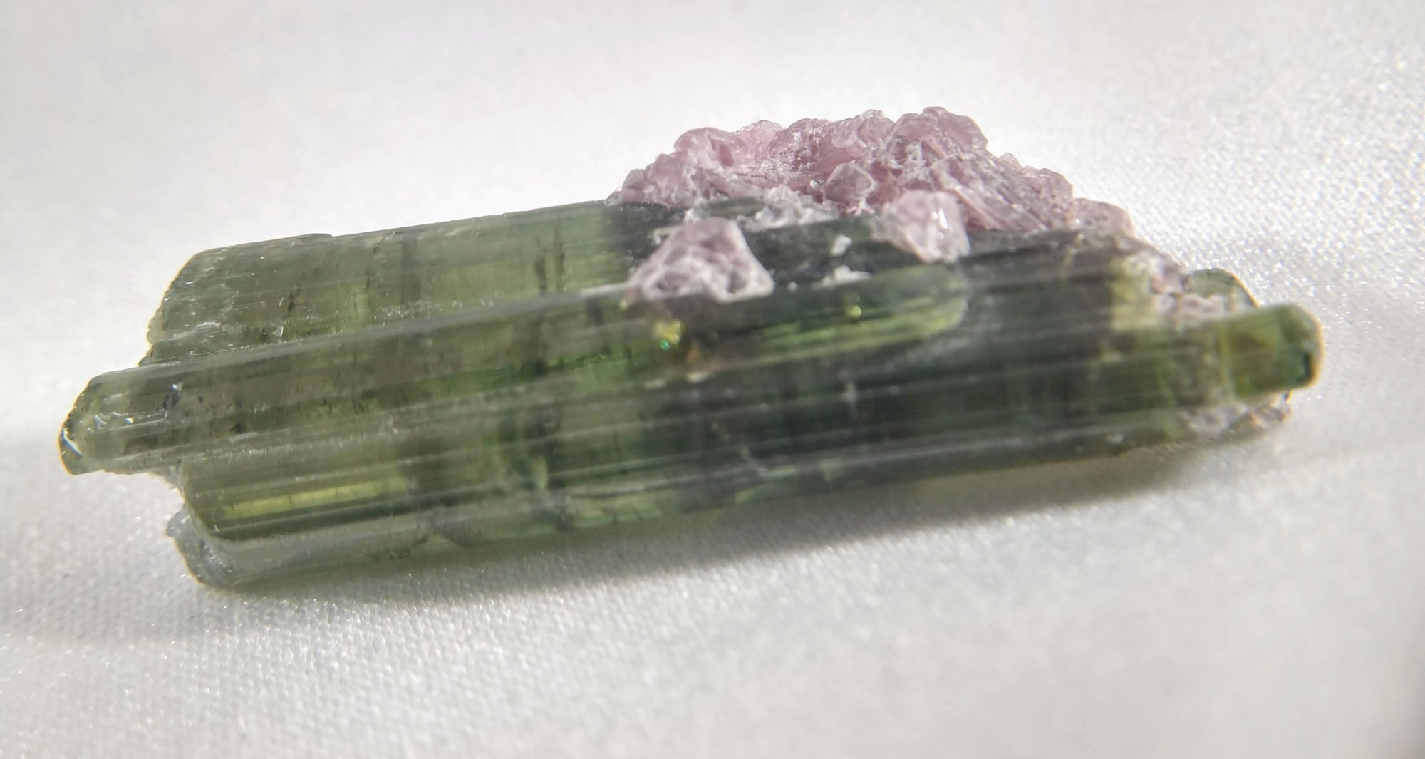 Verdelite Tourmaline with Lepidolite