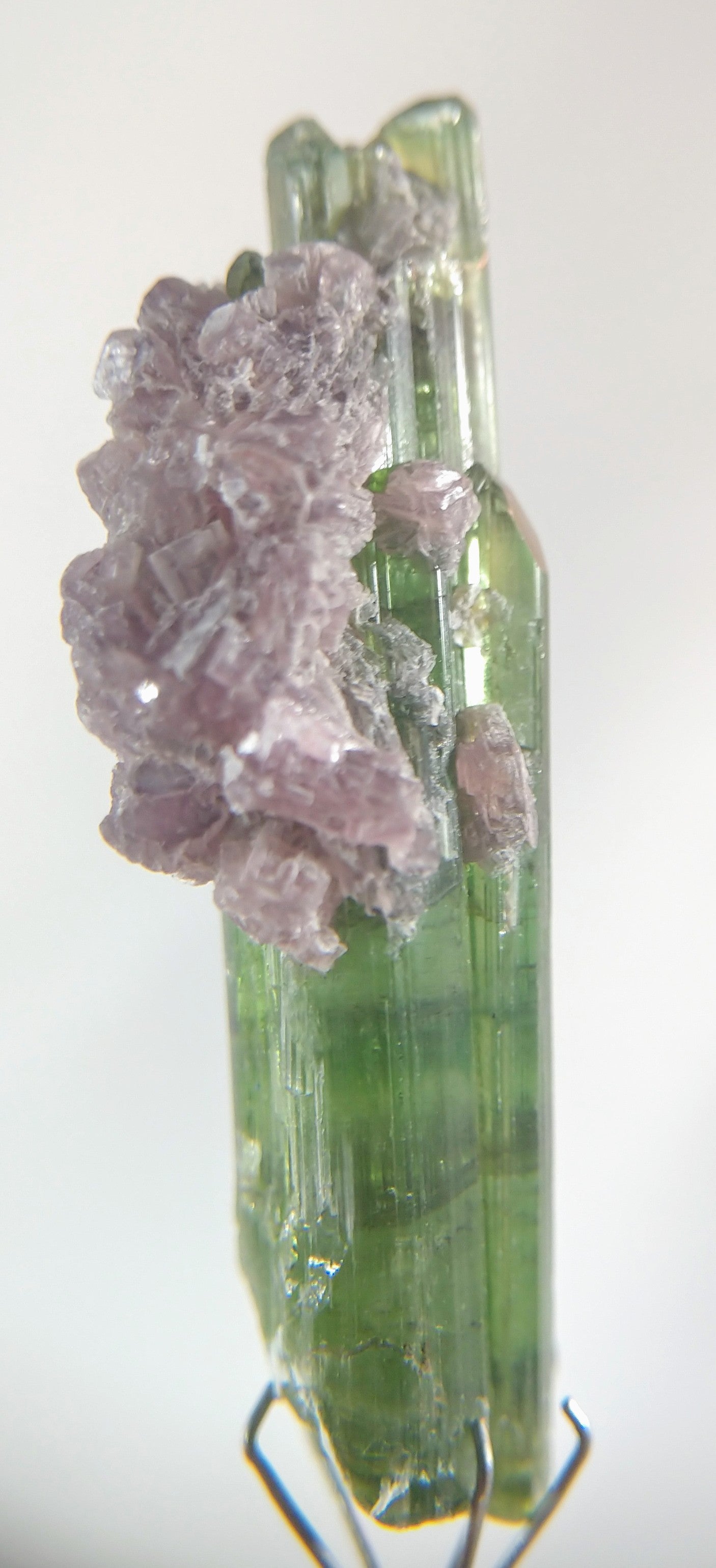 Verdelite Tourmaline with Lepidolite