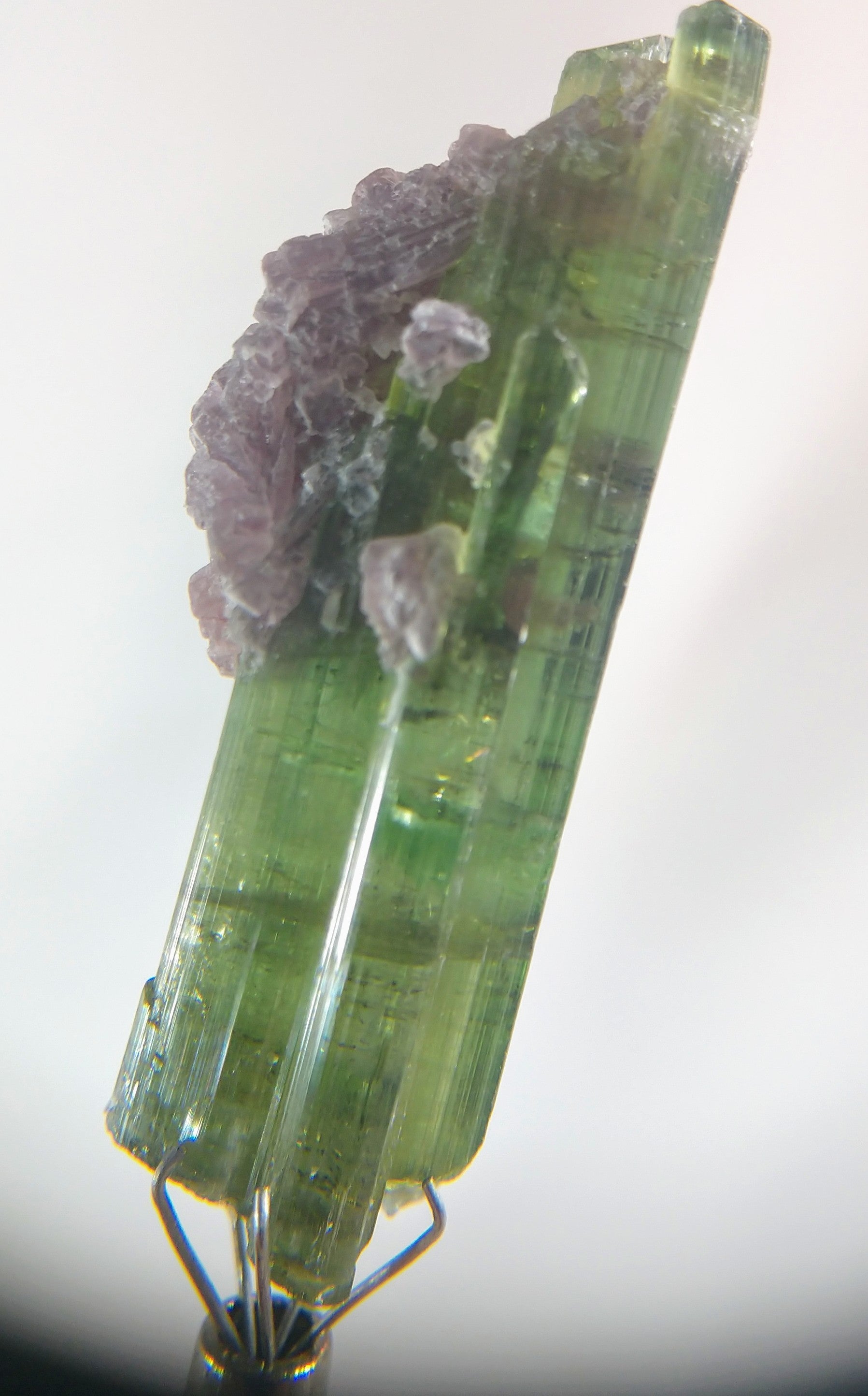 Verdelite Tourmaline with Lepidolite