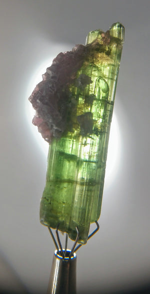 Verdelite Tourmaline with Lepidolite