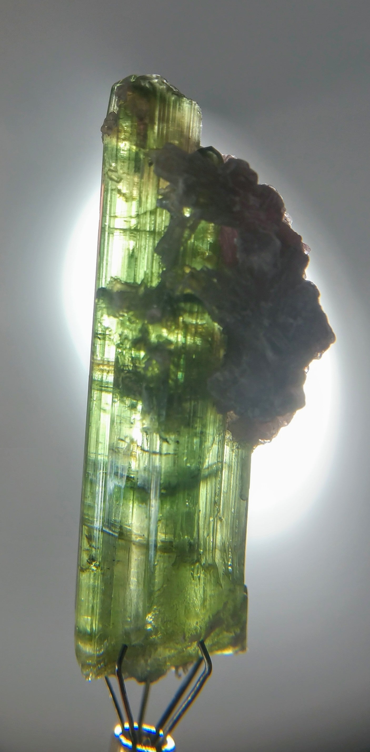 Verdelite Tourmaline with Lepidolite