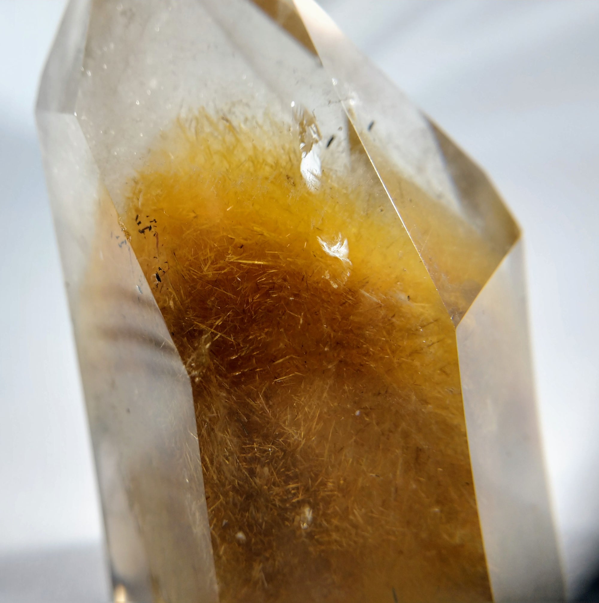 Rutilated Quartz Phantom Point, Brasil
