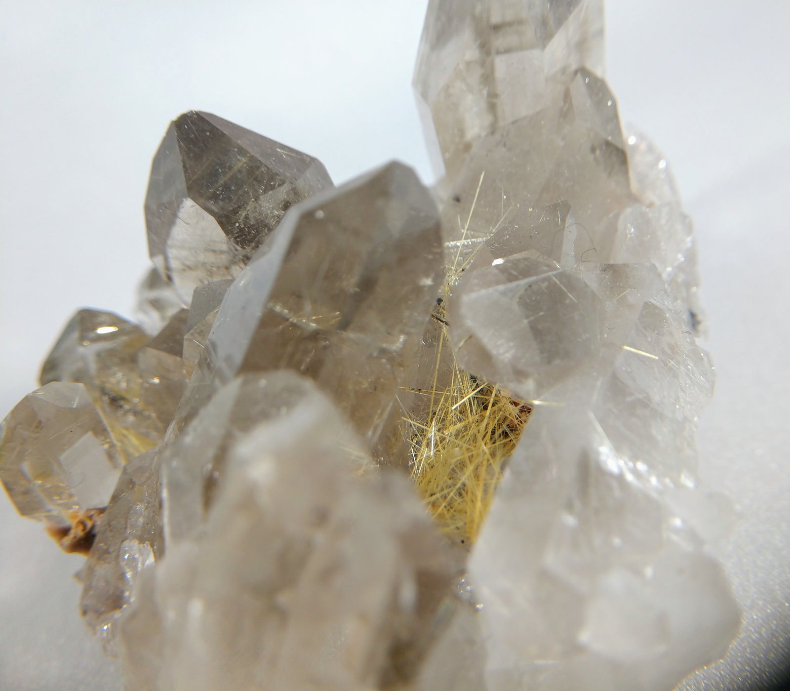 Smoky Quartz with Rutile