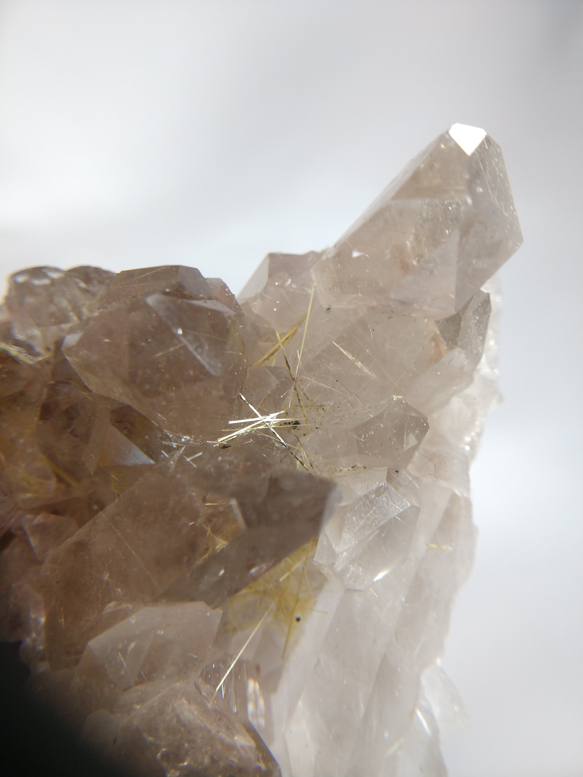 Smoky Quartz with Rutile