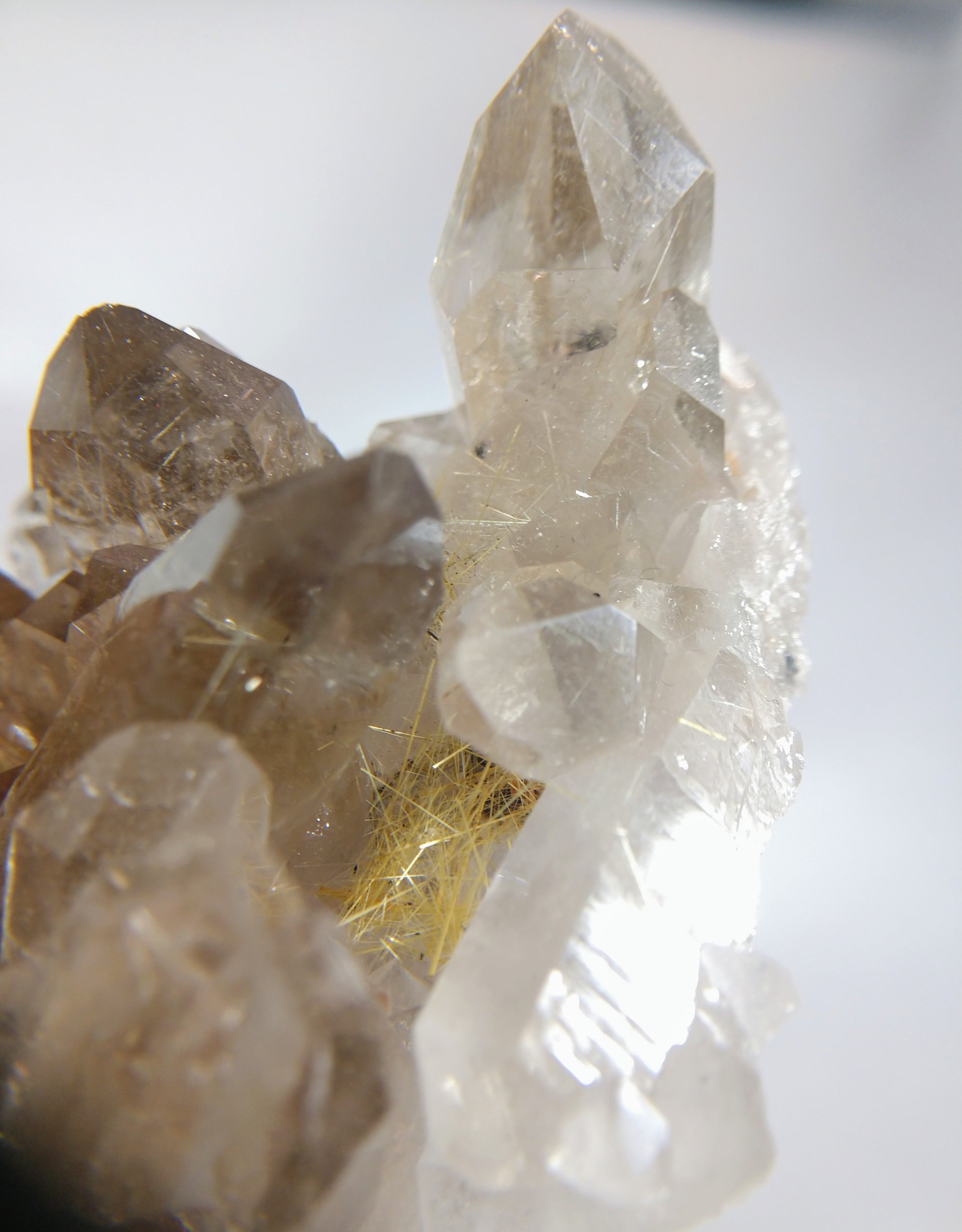 Smoky Quartz with Rutile