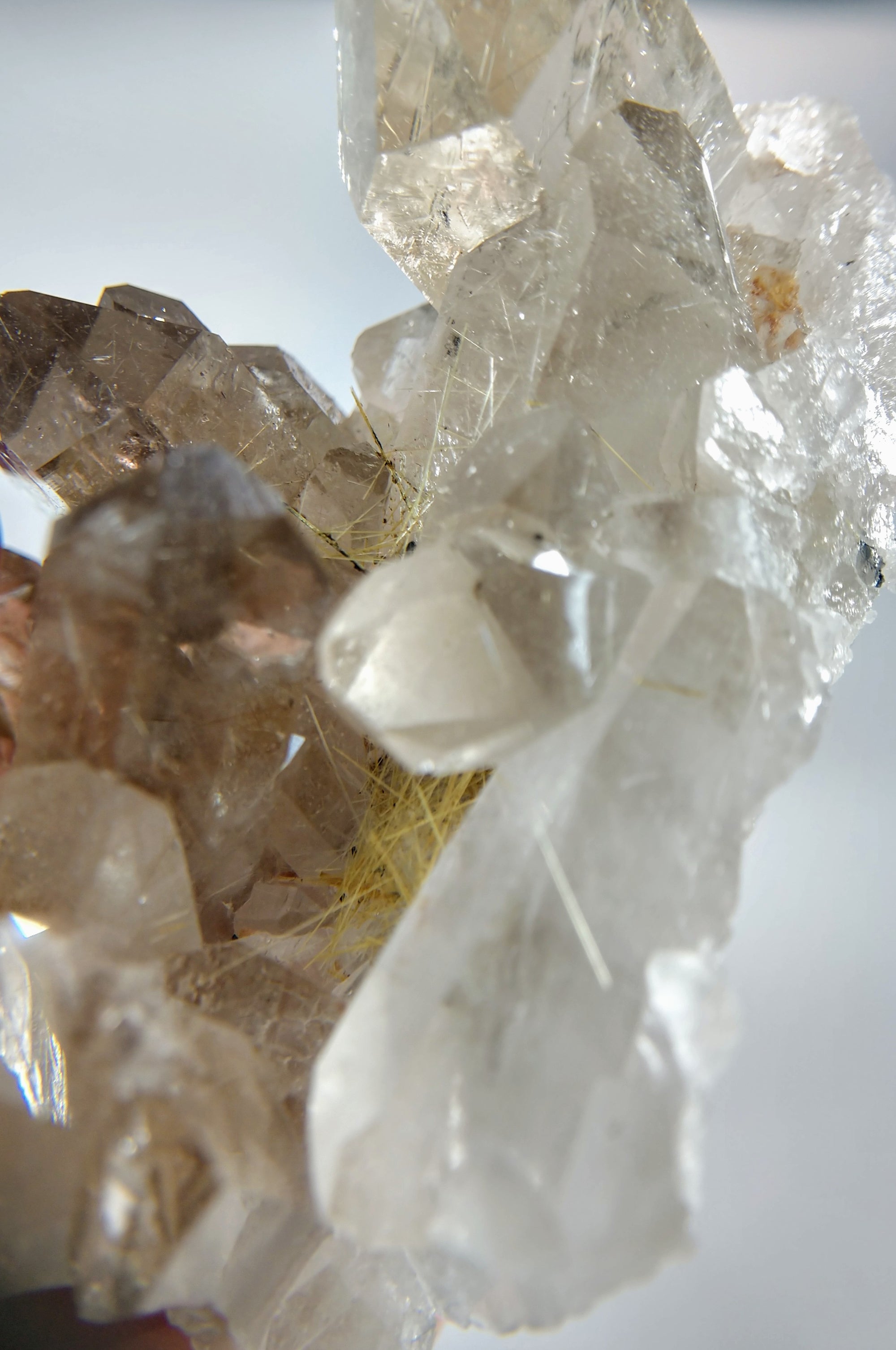 Smoky Quartz with Rutile