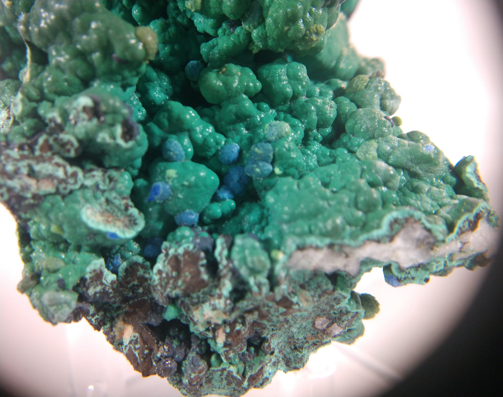 Malachite with Azurite, Phelps Open Pit Mine