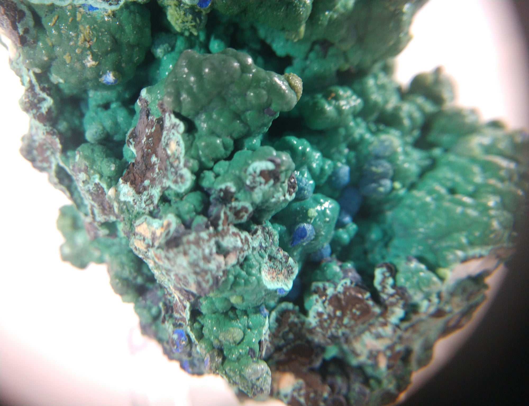 Malachite with Azurite, Phelps Open Pit Mine