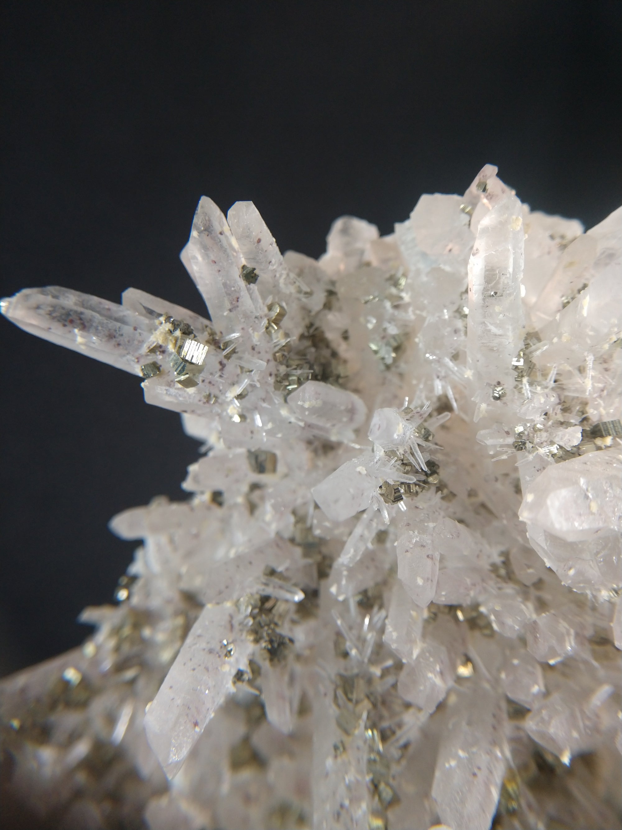 Quartz with Pyrite