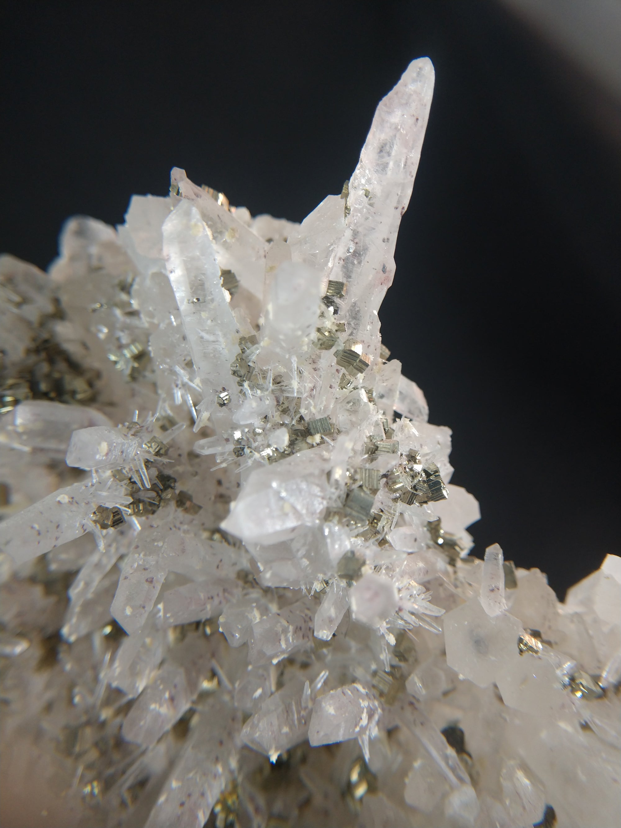 Quartz with Pyrite