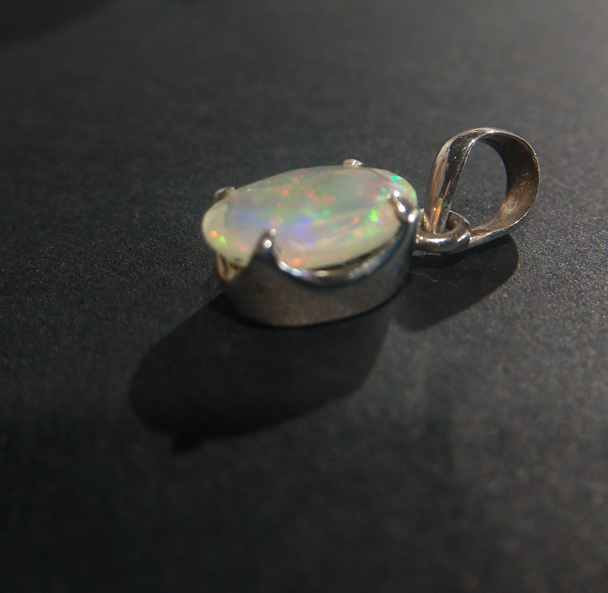 Faceted Opal Pendant