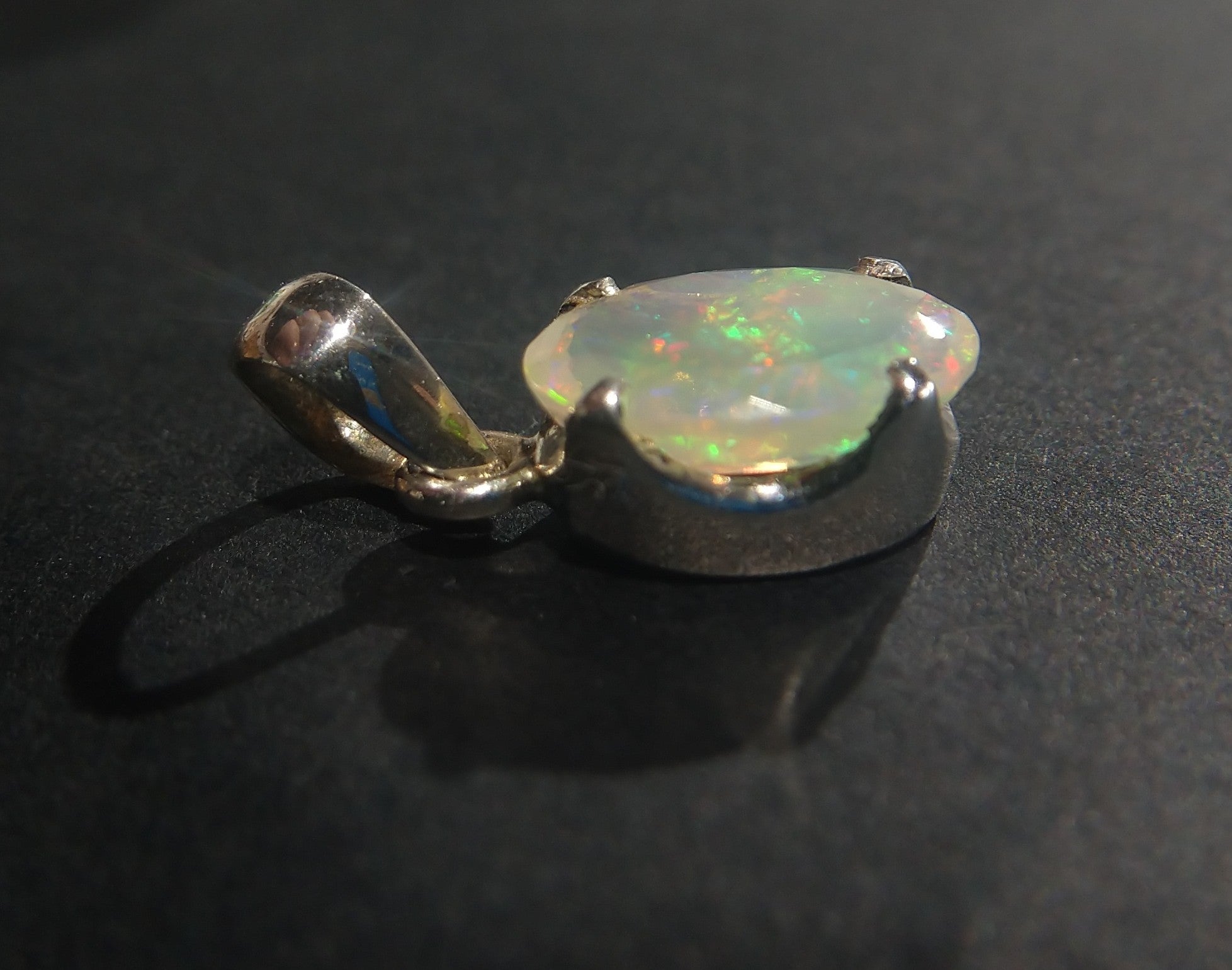 Faceted Opal Pendant