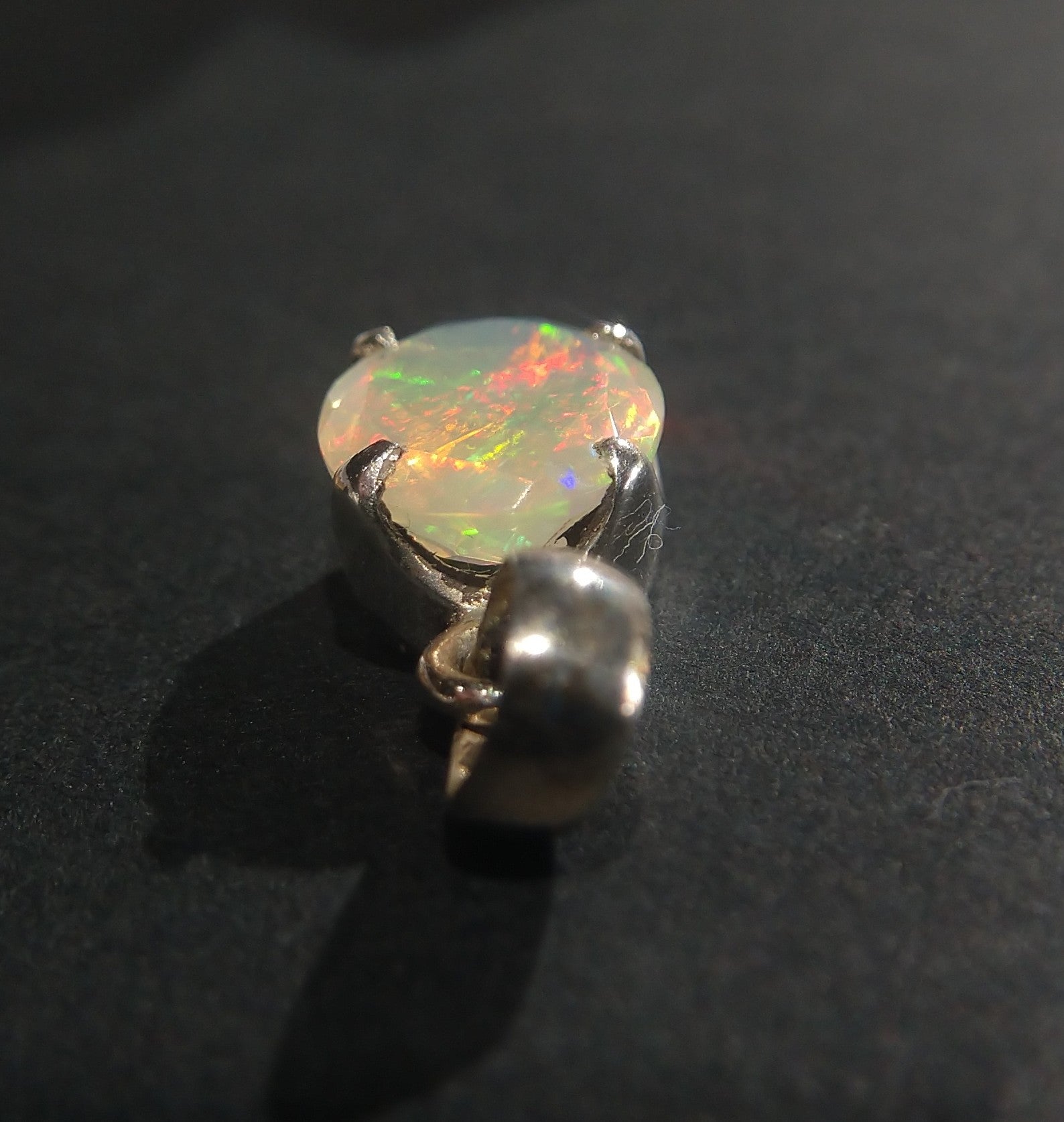 Faceted Opal Pendant