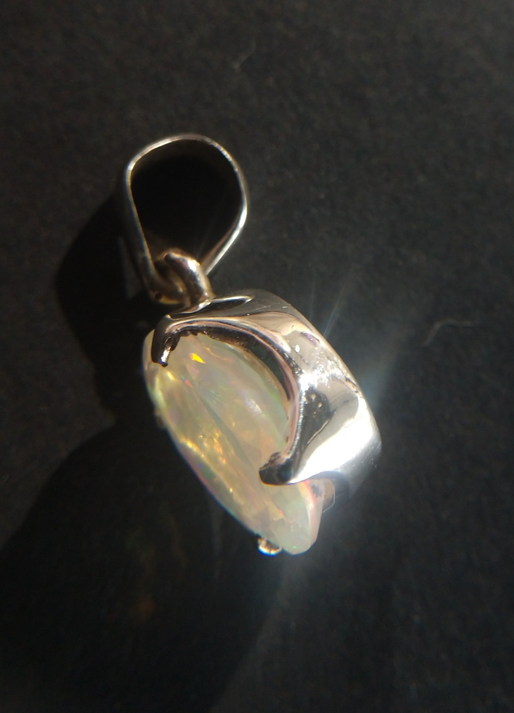 Faceted Opal Pendant