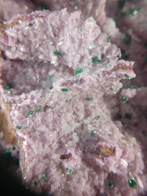 Spherocobaltite with Malachite and Quartz