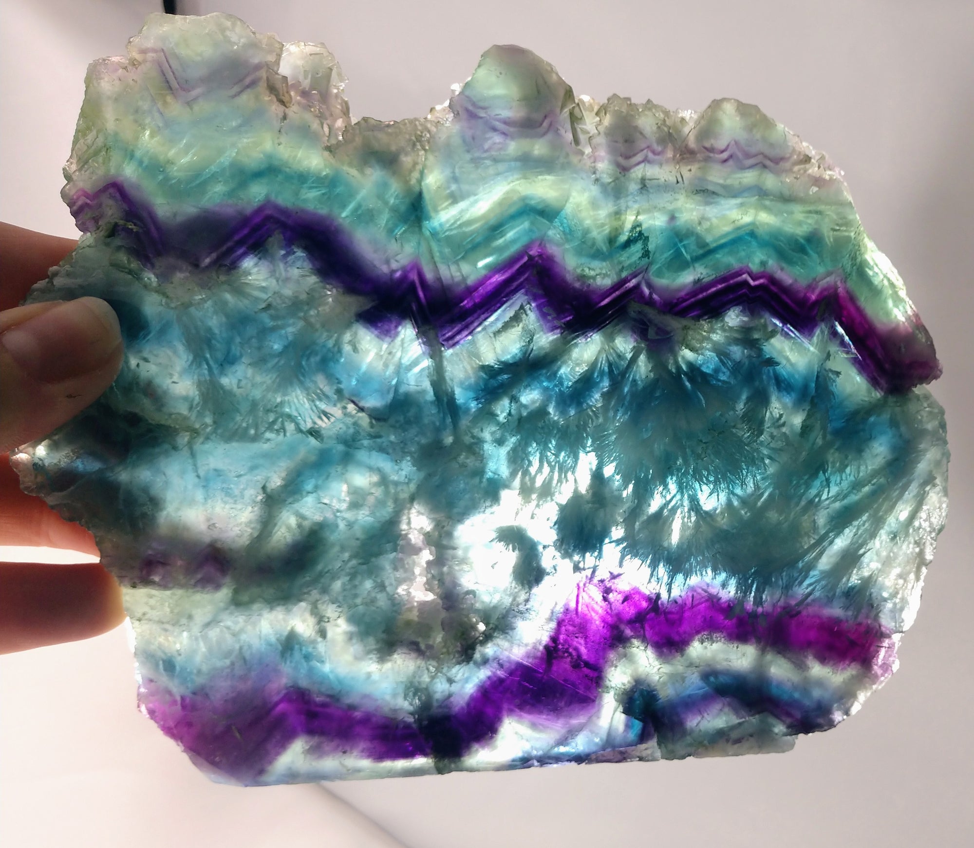 Rainbow Fluorite Slab