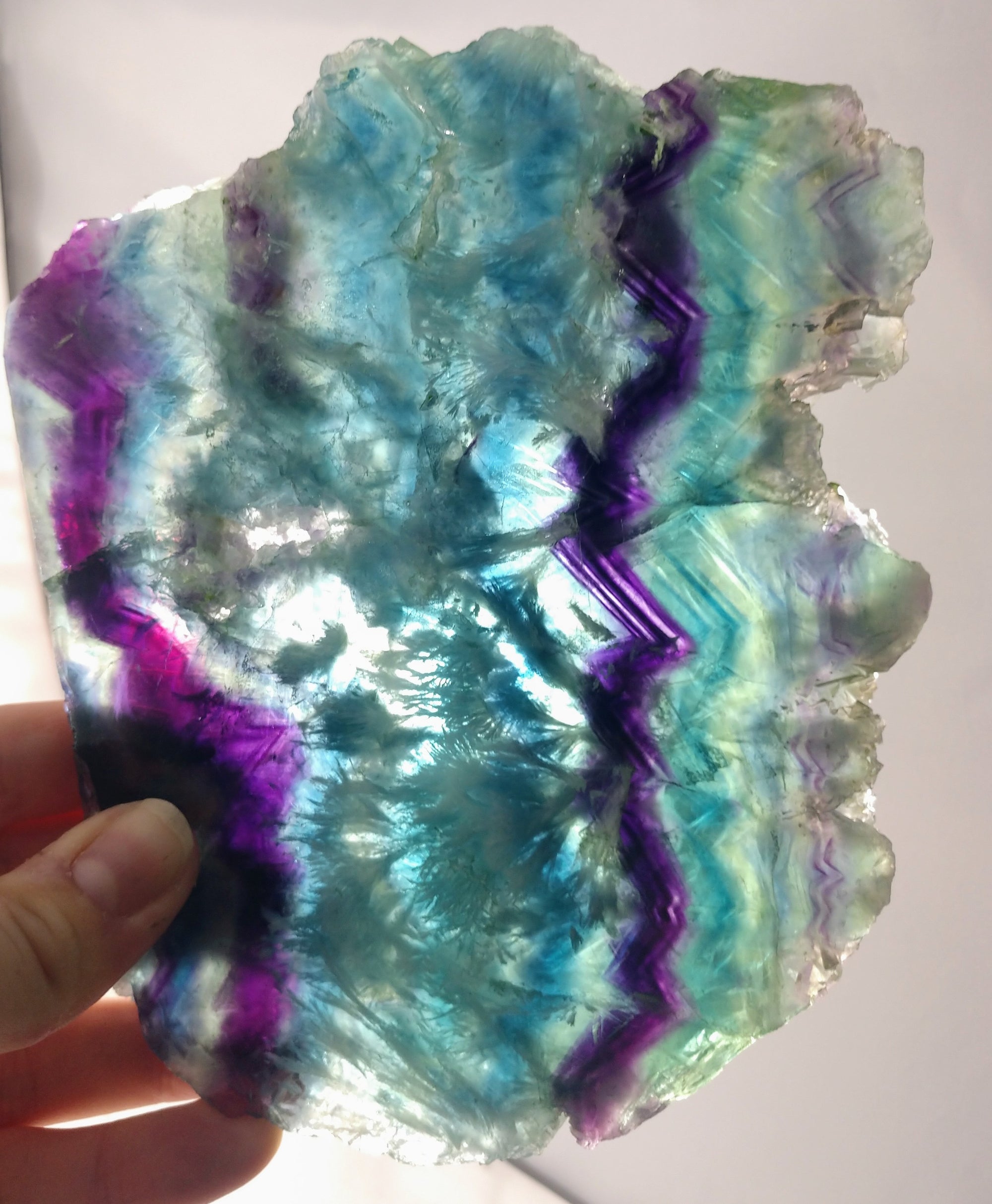 Rainbow Fluorite Slab