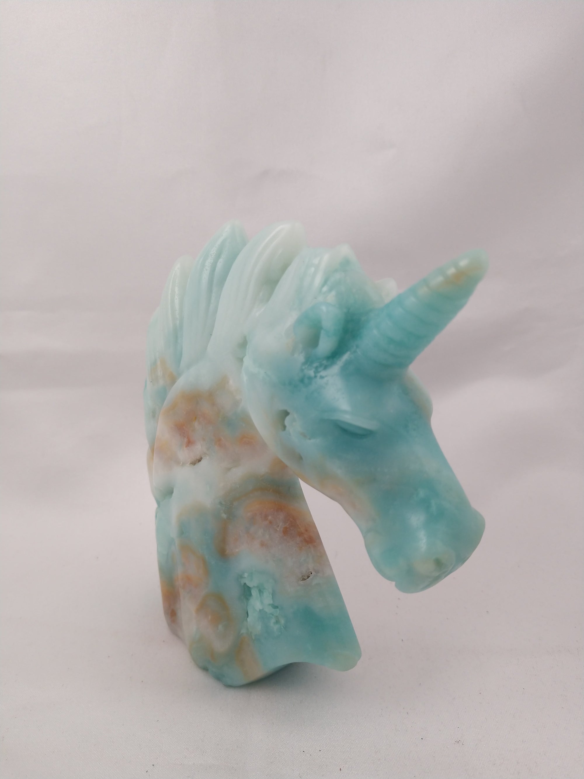 Amazonite Unicorn Carving