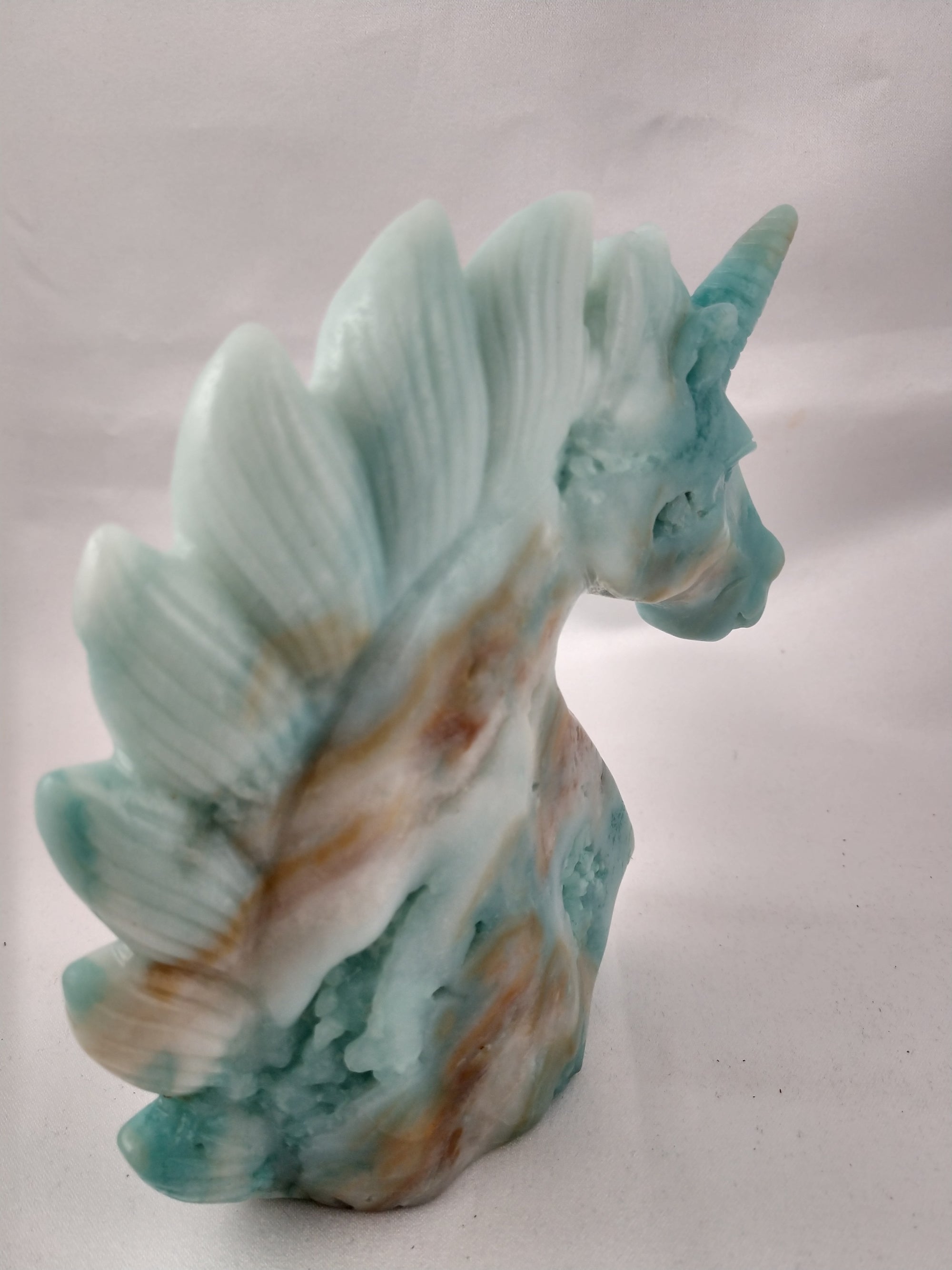 Amazonite Unicorn Carving