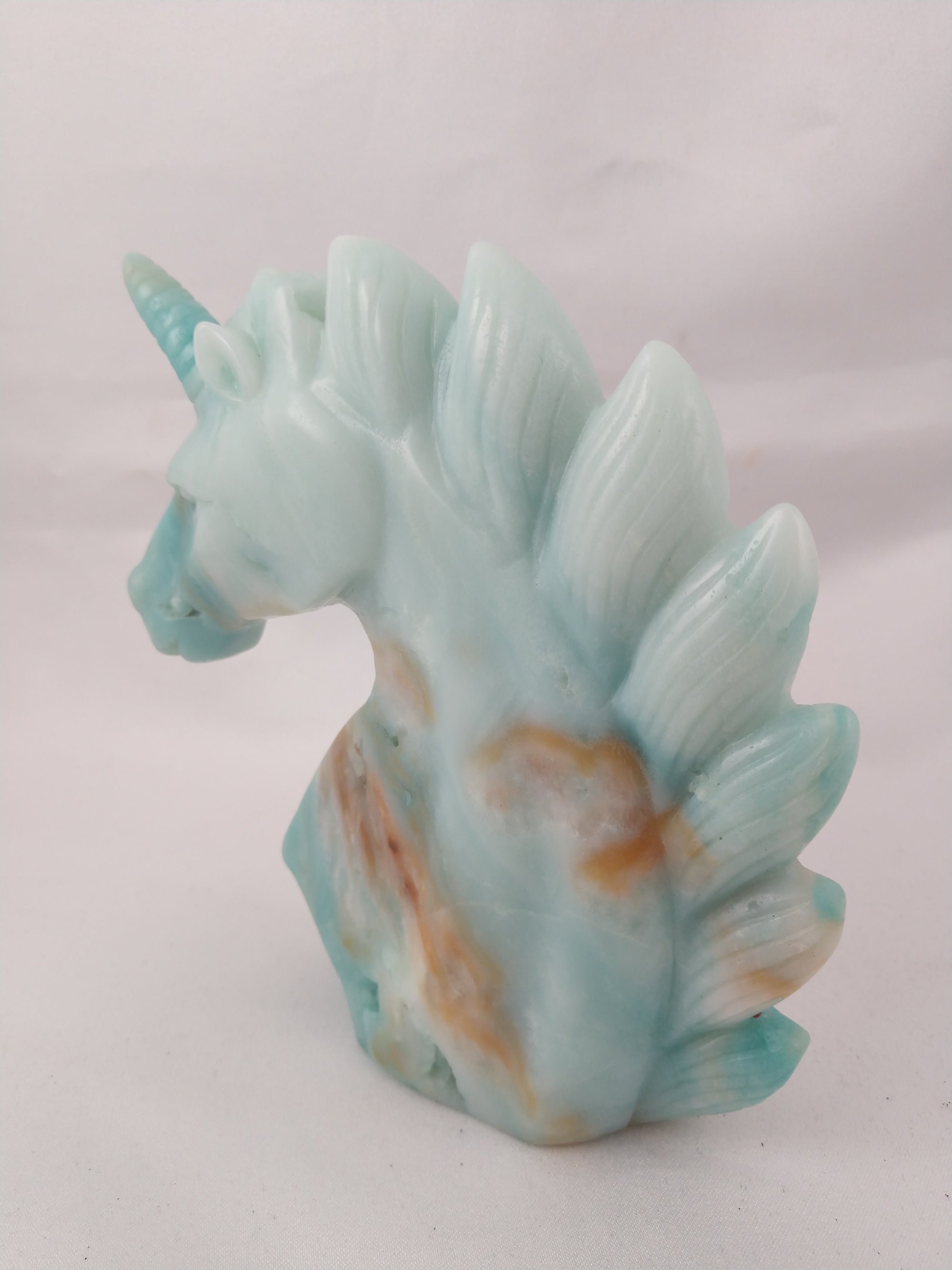 Amazonite Unicorn Carving