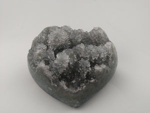 Black Quartz Stalactite Heart, Uruguay