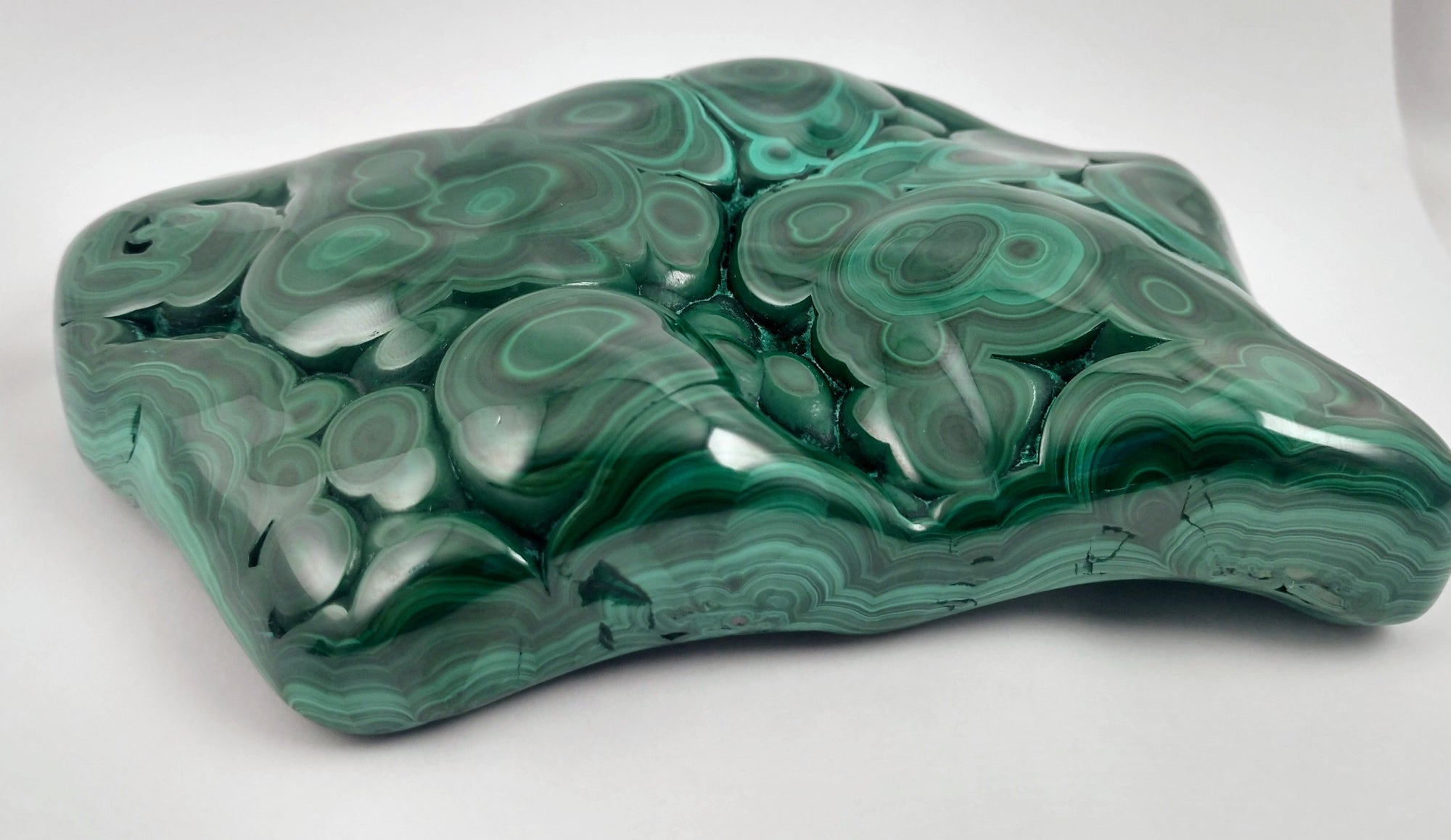 Polished Malachite, Congo