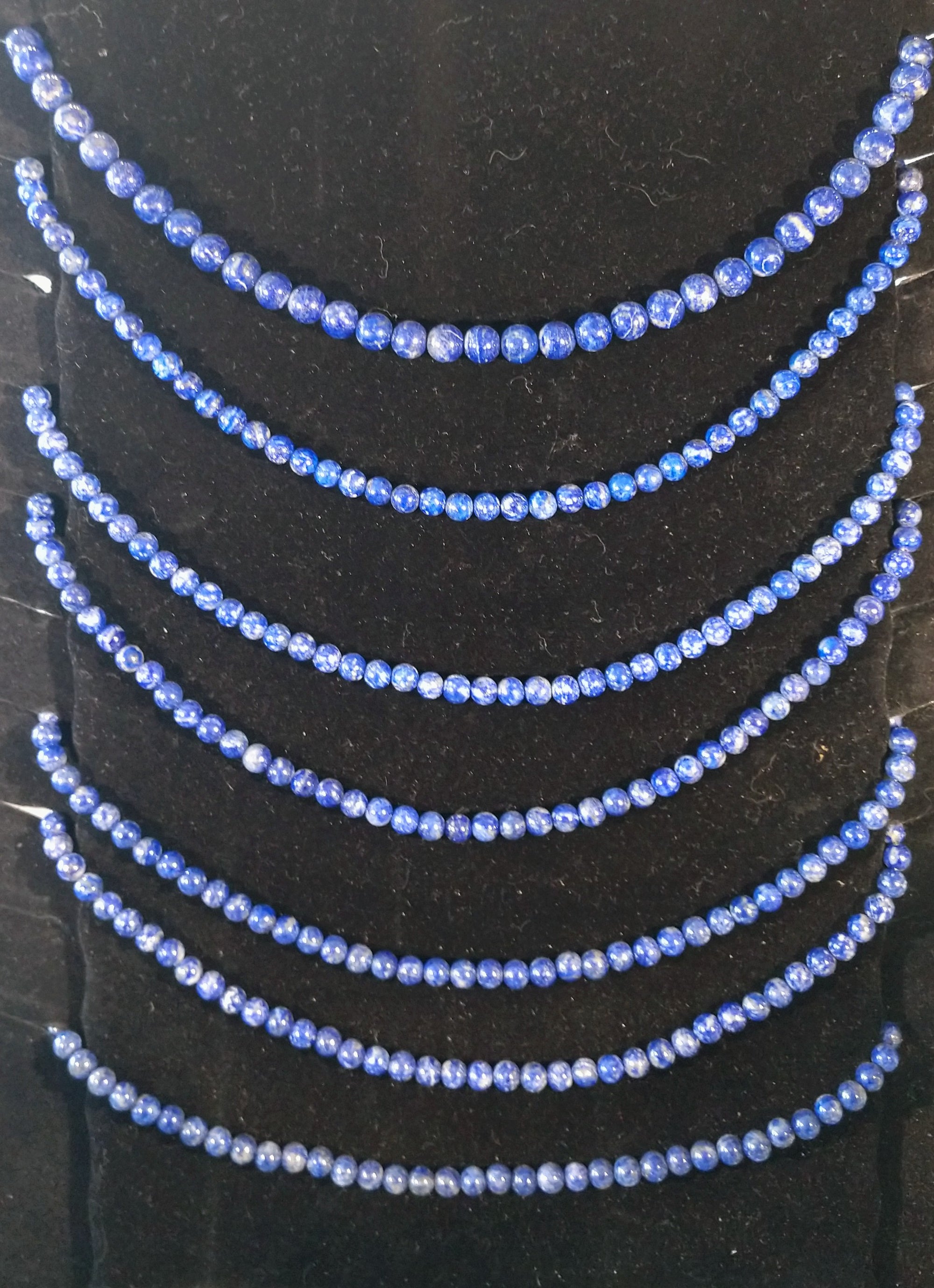 Lapis Bead Necklace