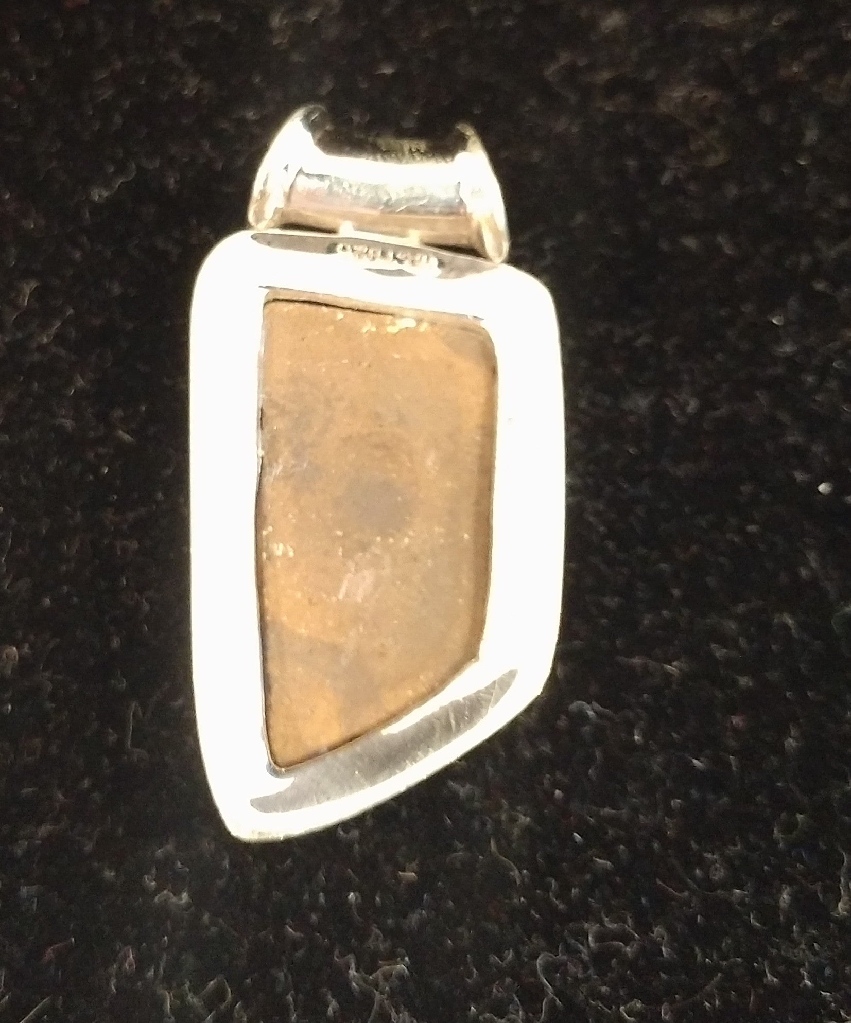 Boulder opal pendant