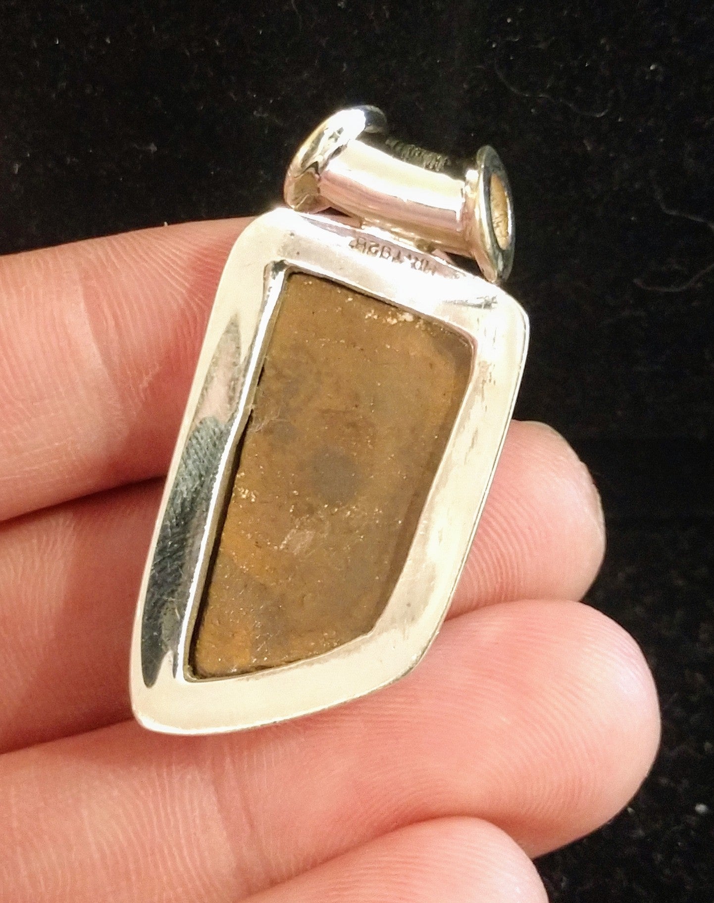 Boulder opal pendant