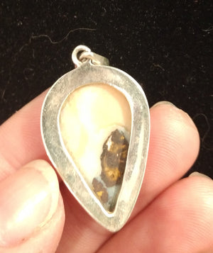 Boulder opal pendant