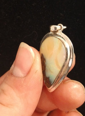 Boulder opal pendant