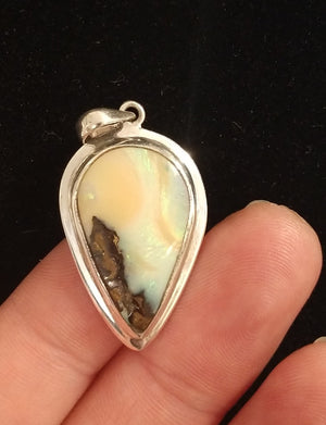 Boulder opal pendant