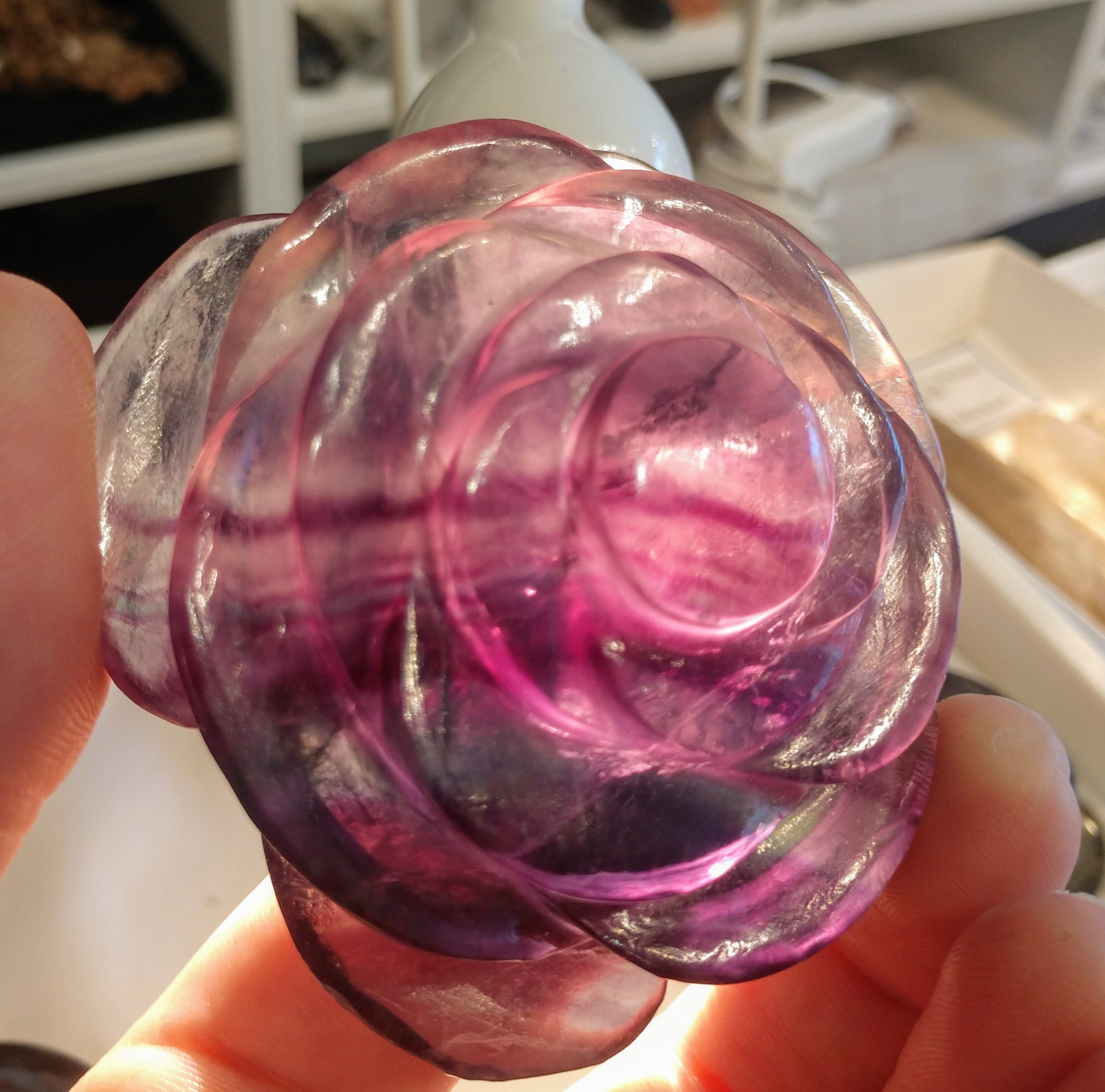 Fluorite rose