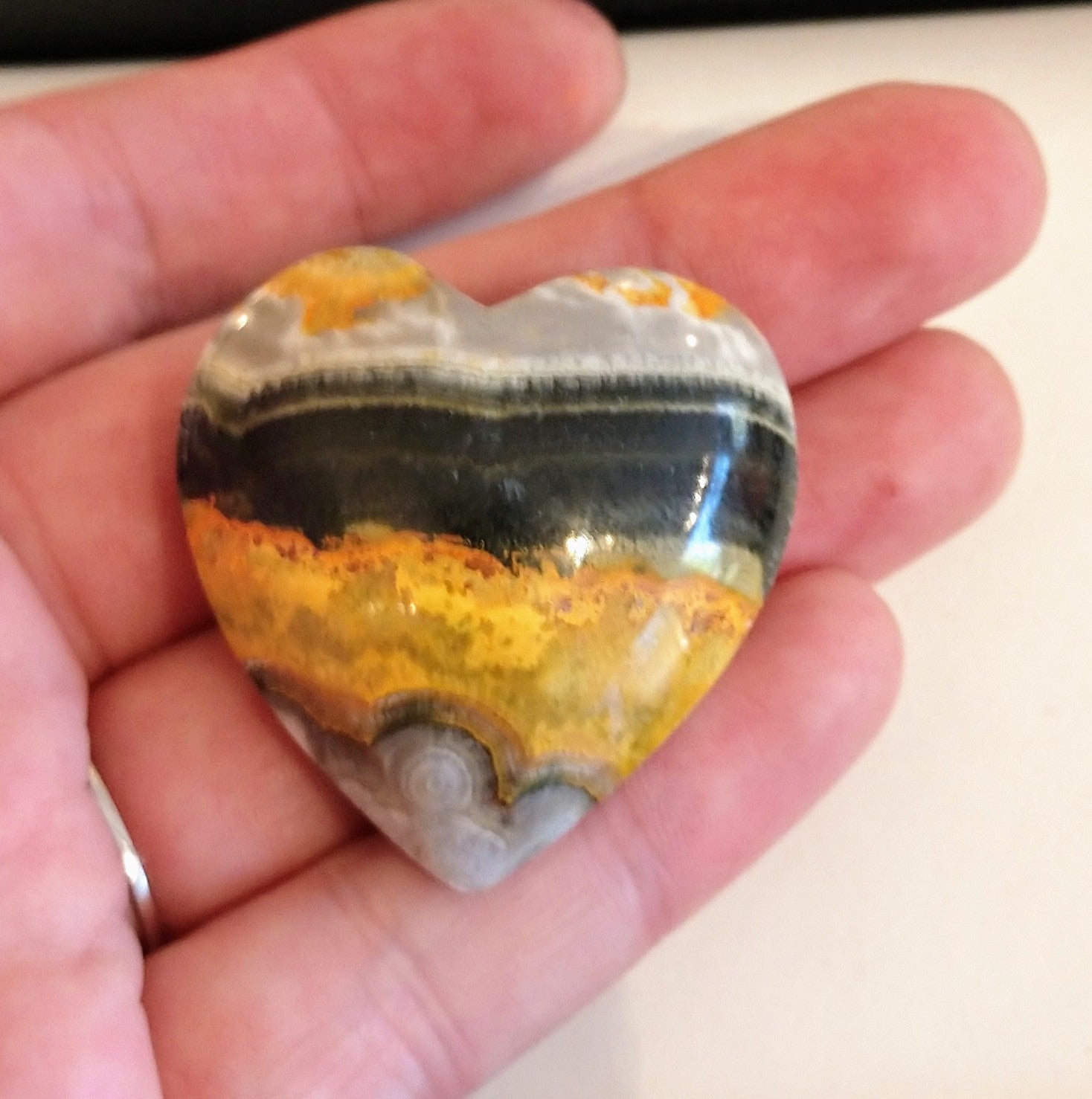 Bumblebee Jasper Heart