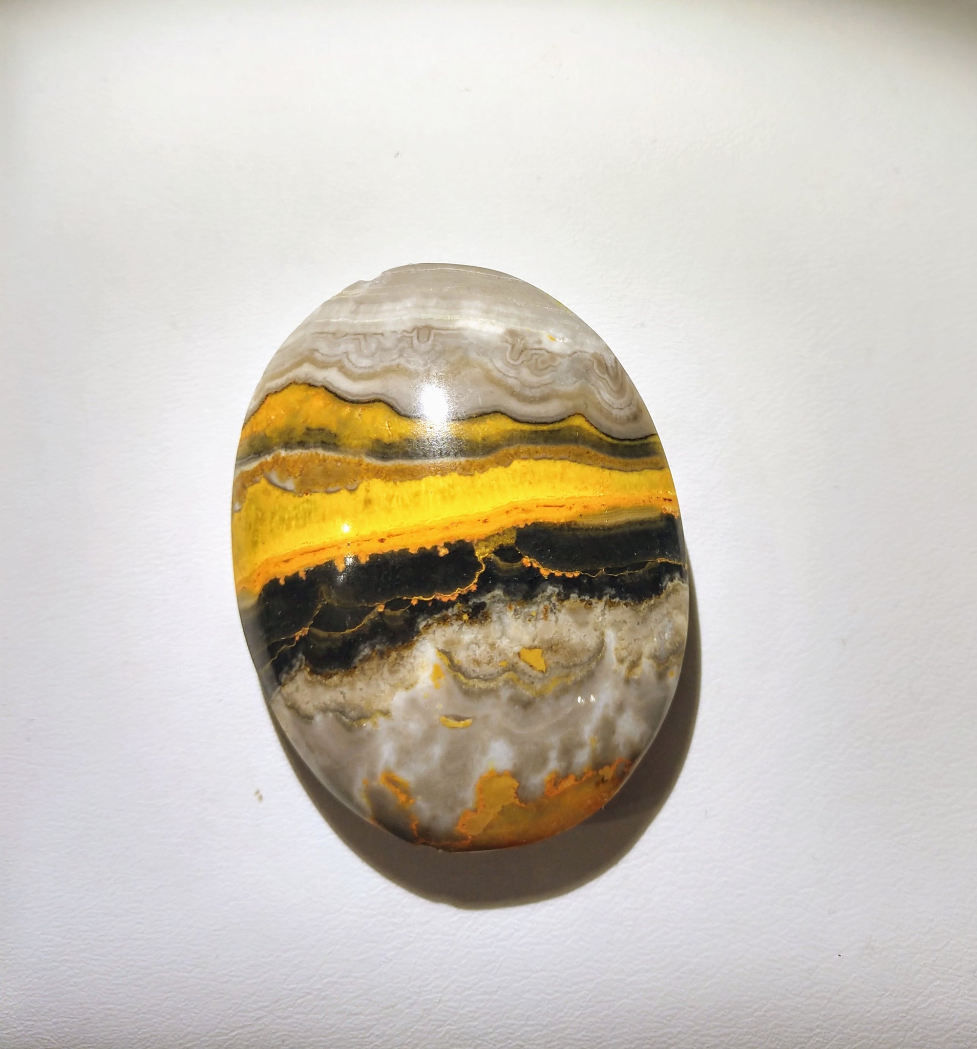 Bumblebee Jasper palm stones