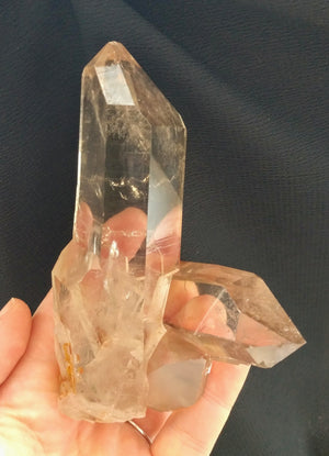 Mother and Child Quartz Crystal from Brasil