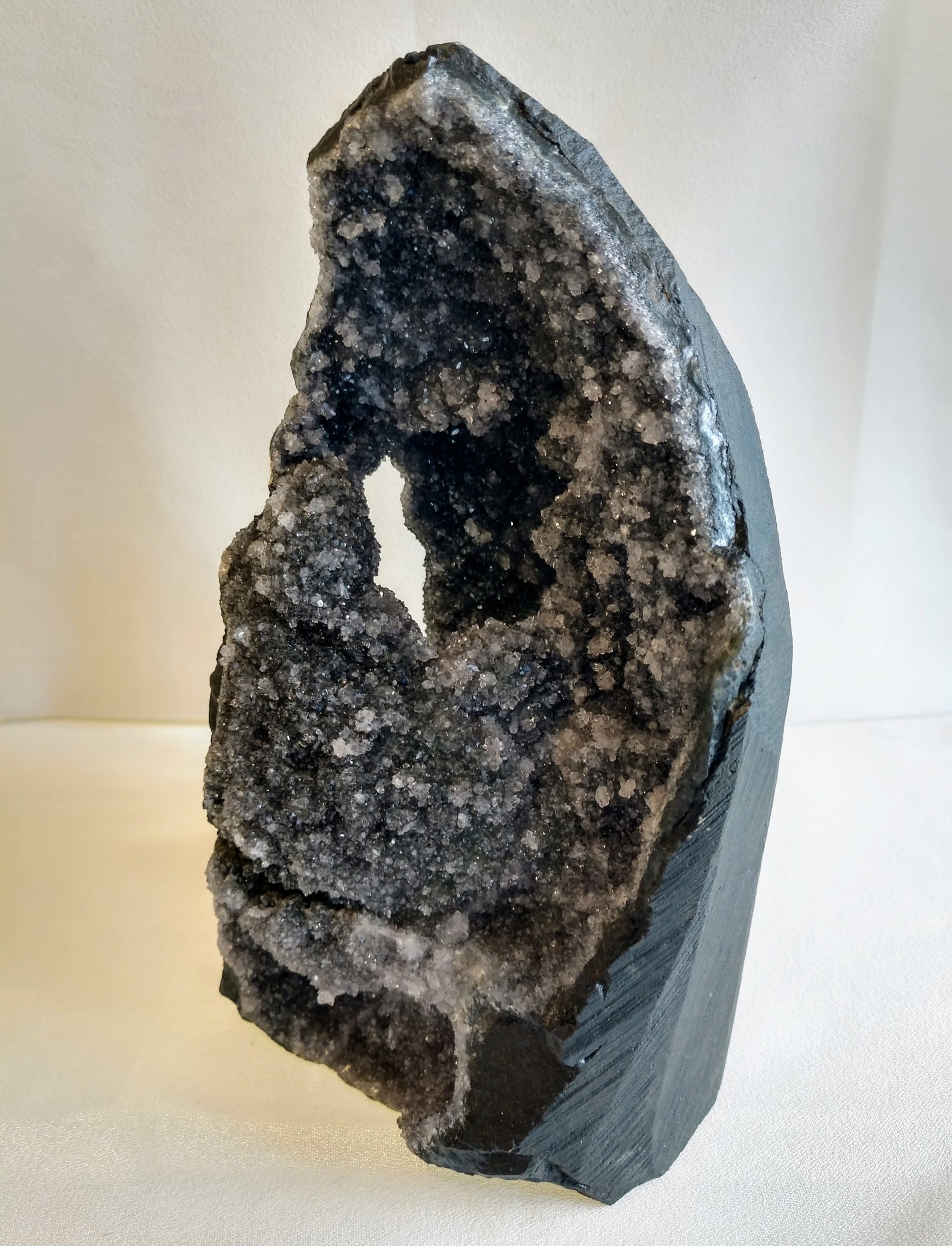Druzy Black Amethyst from Uruguay